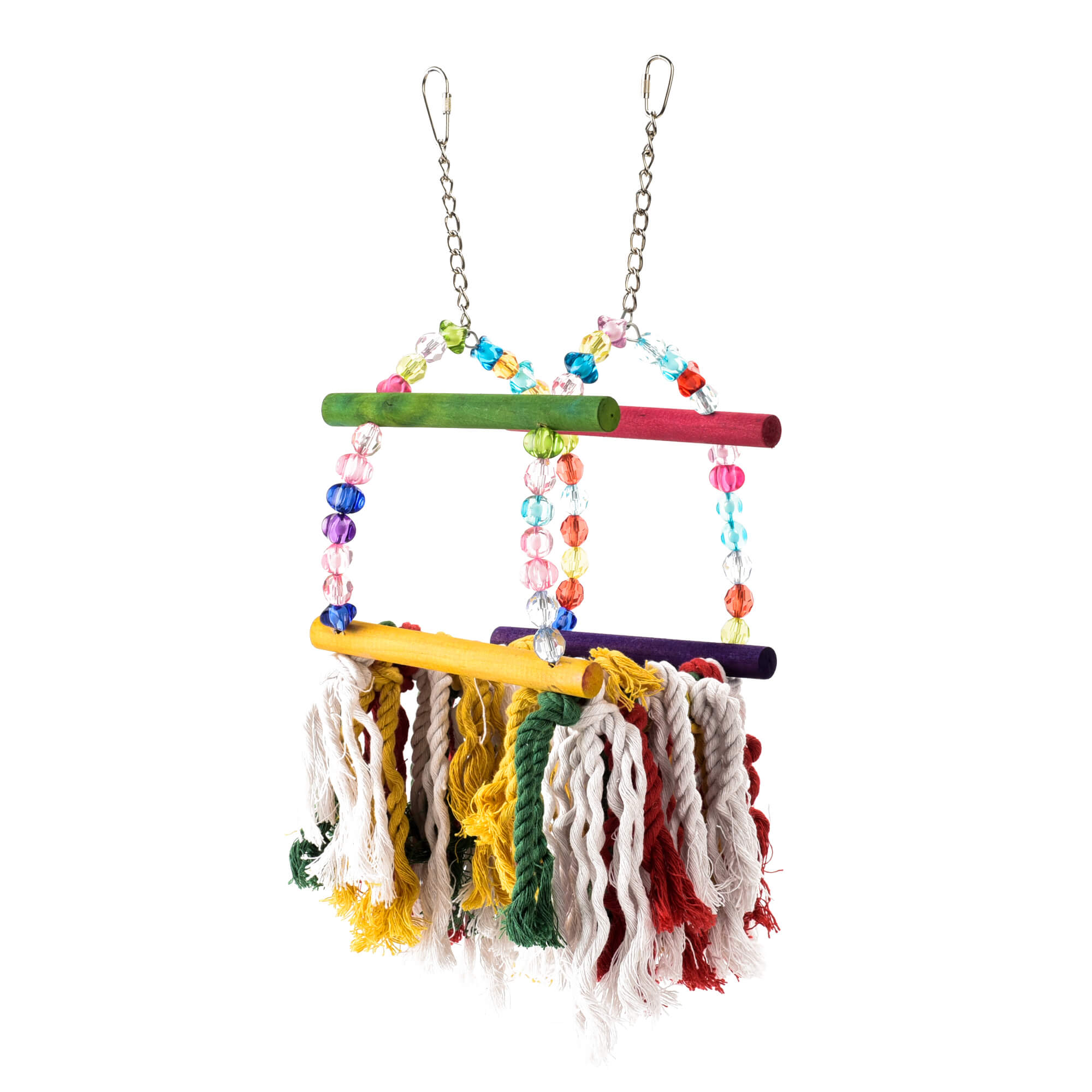 Cosy Rainbow Preening Swing for Budgies