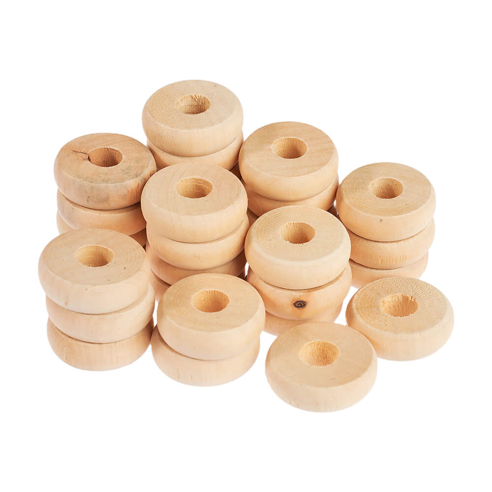 Natural Wood Discs Parrot DIY Toy Making Parts