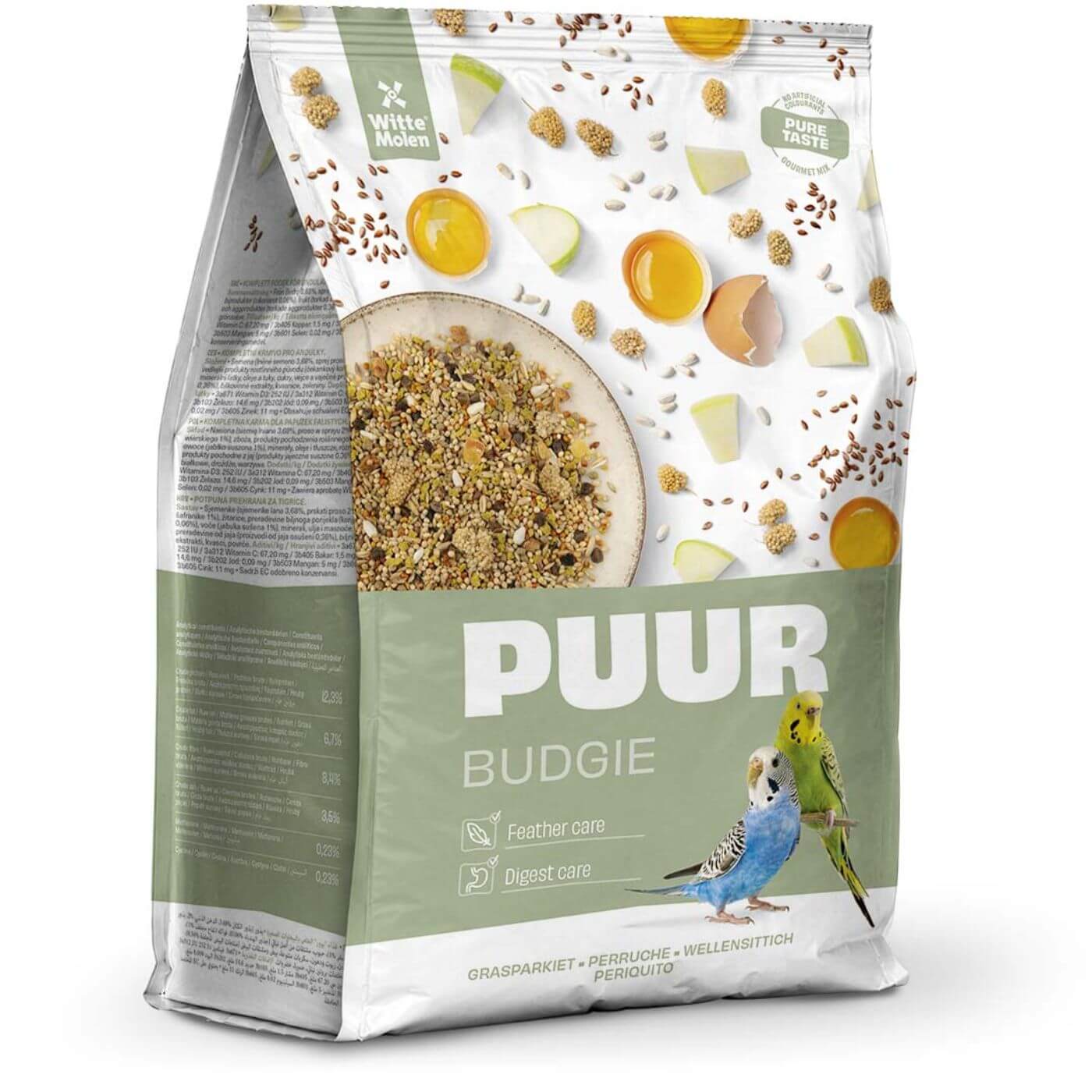 PUUR Premium Budgie Seed Mix Food 750g