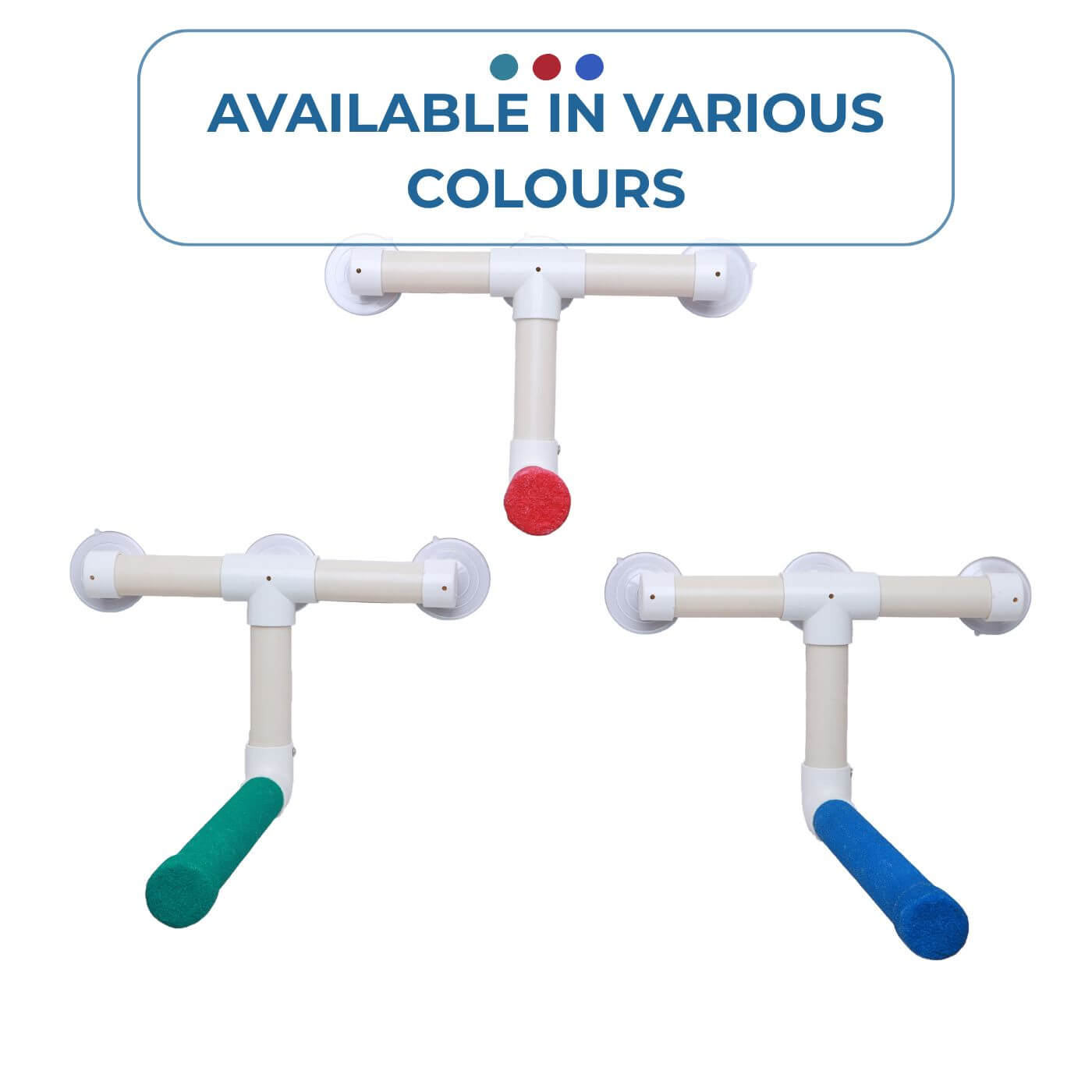 Sand-Coated Window & Shower Parrot Perch