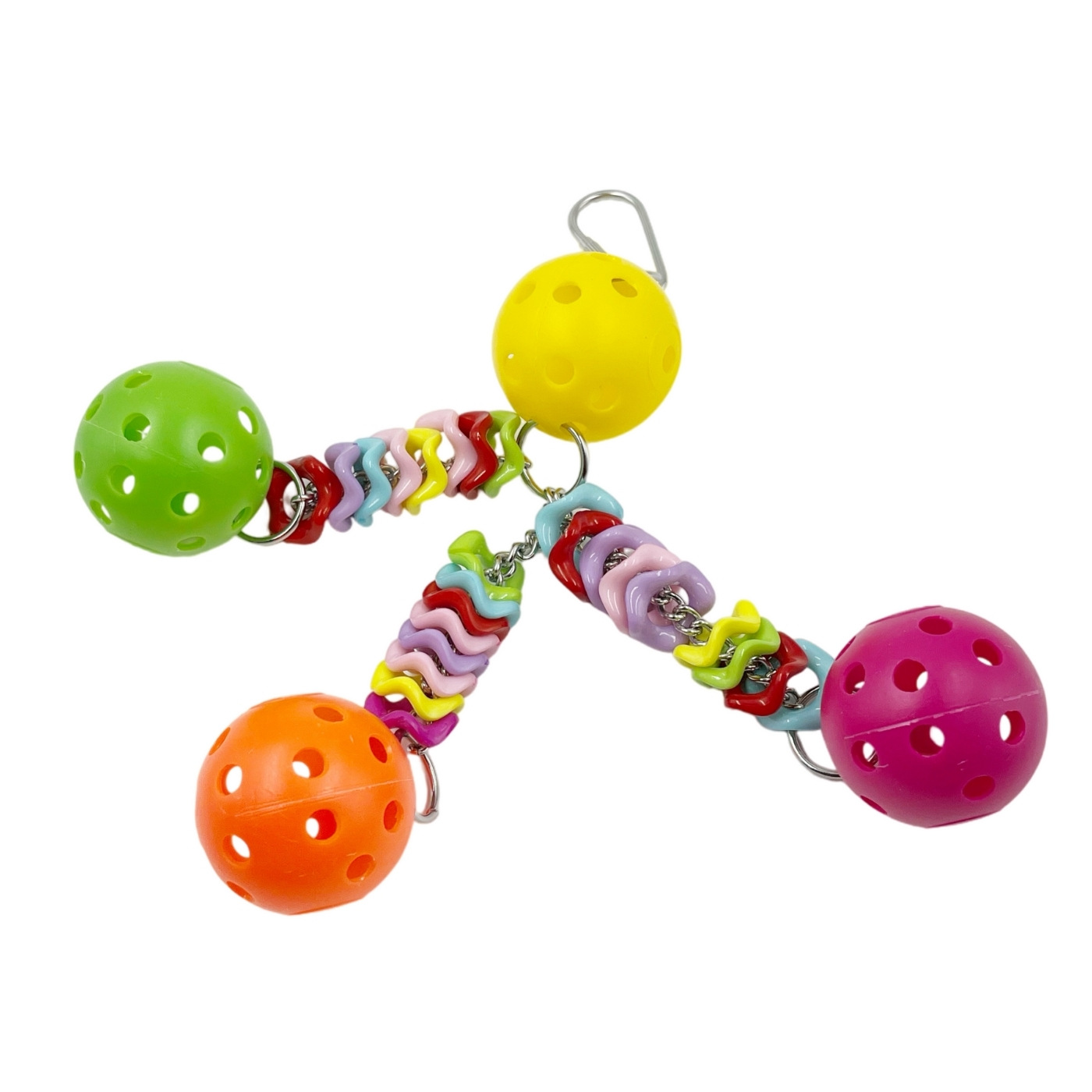 Jingleberries Interactive Parrot Toy for Bird Cages