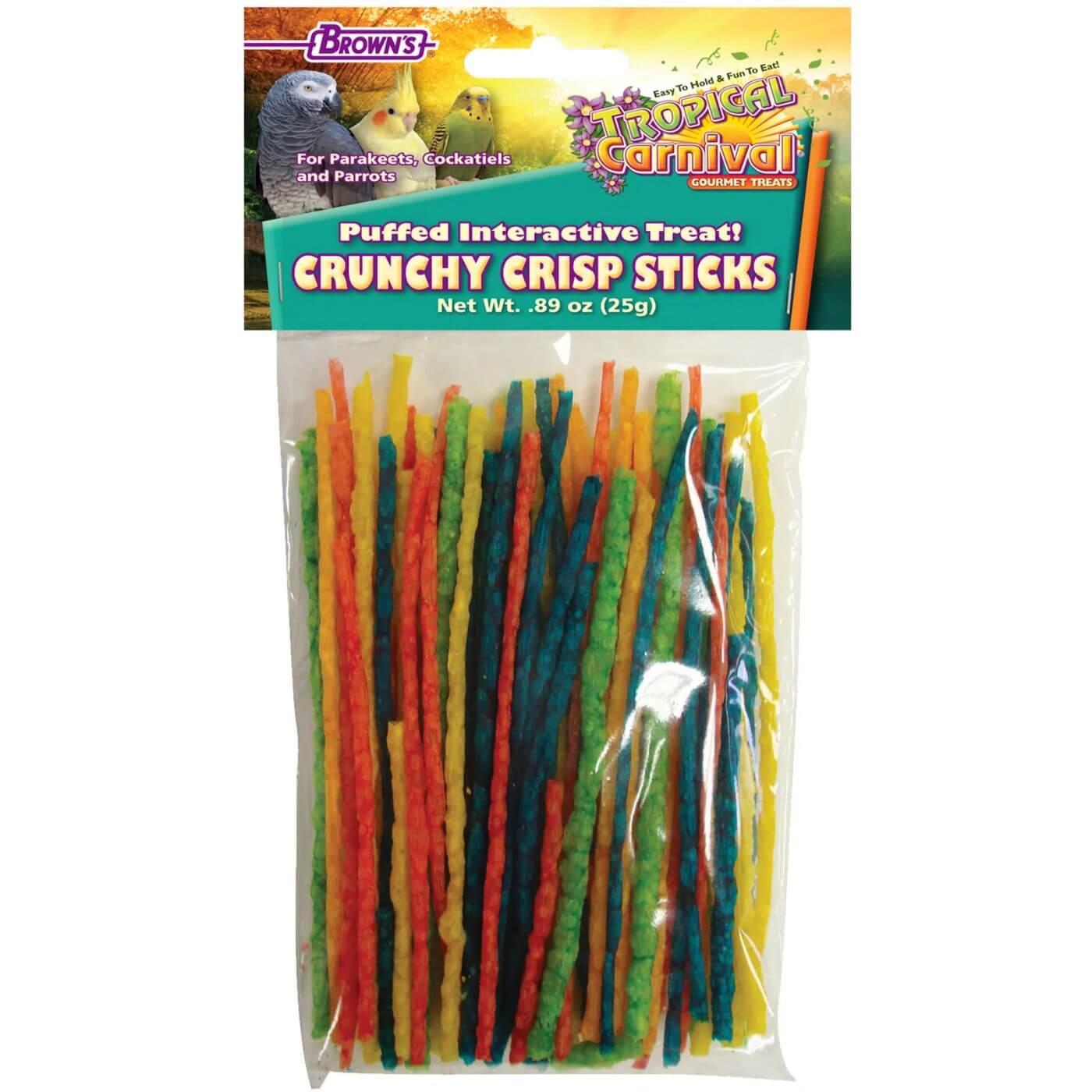 Brown's Crunchy Crispy Sticks Parrot Treats