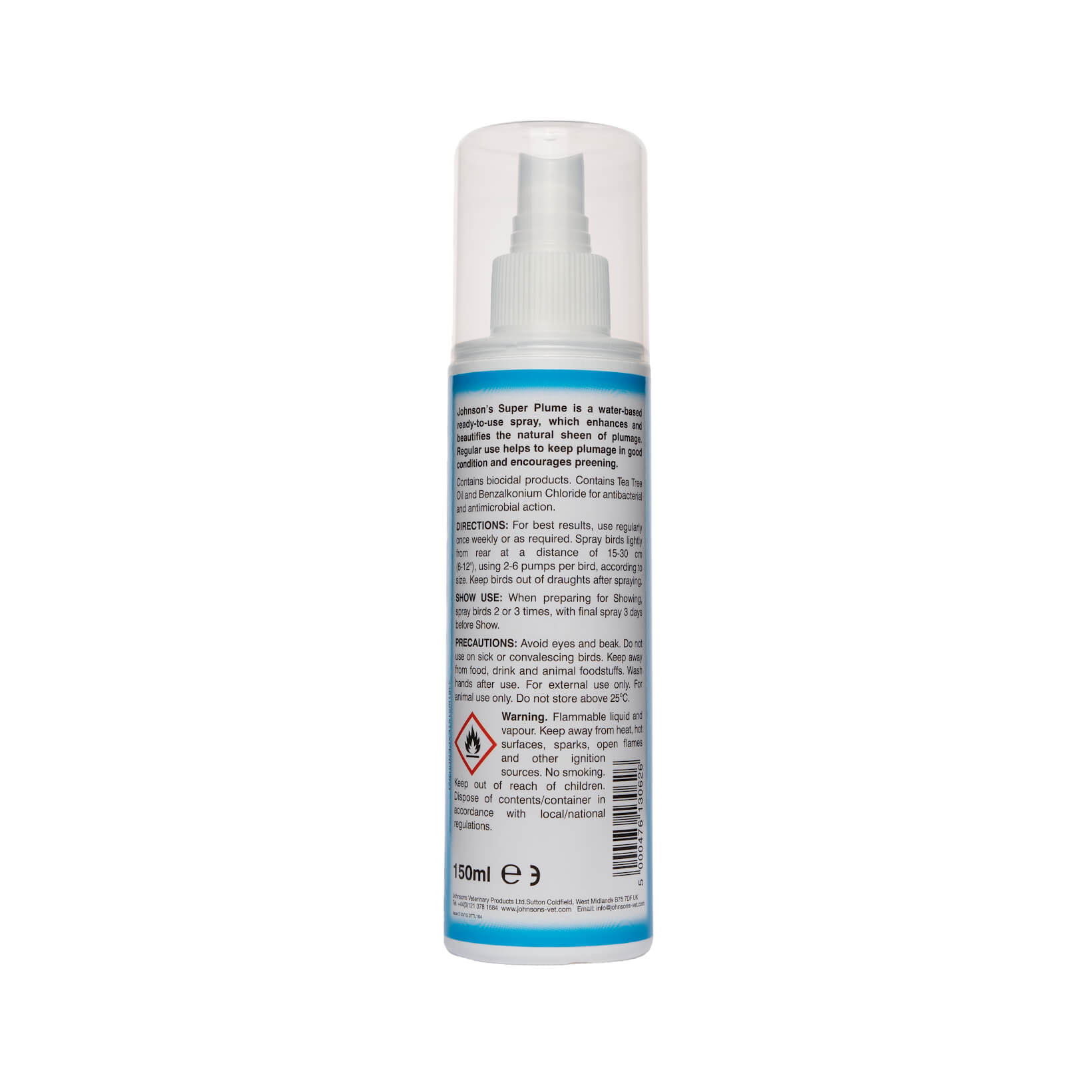 Johnson's Ready to Use Super Plume Spray with Pump - 150ml