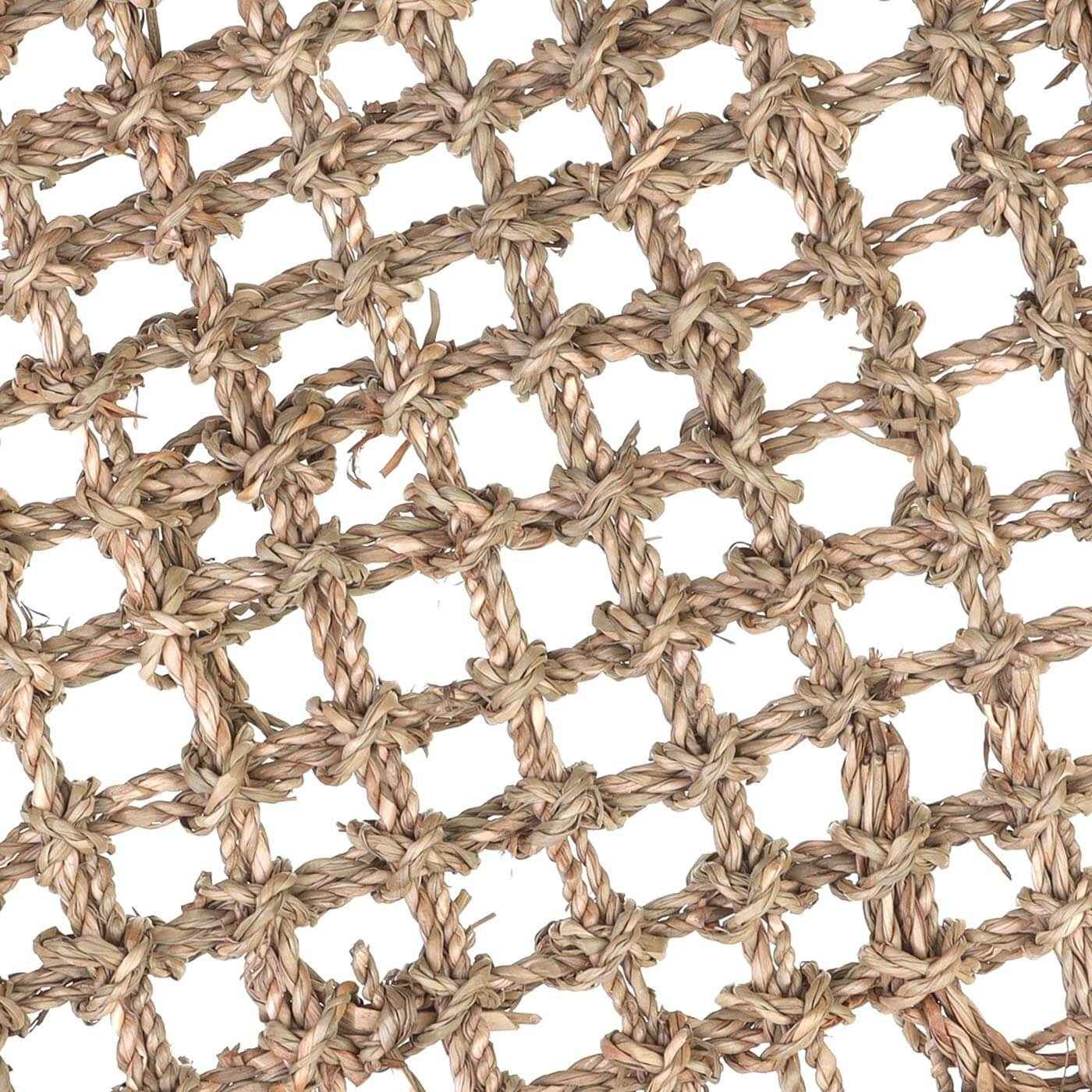 Seagrass Mat Parrot Toy Making Part Close Up