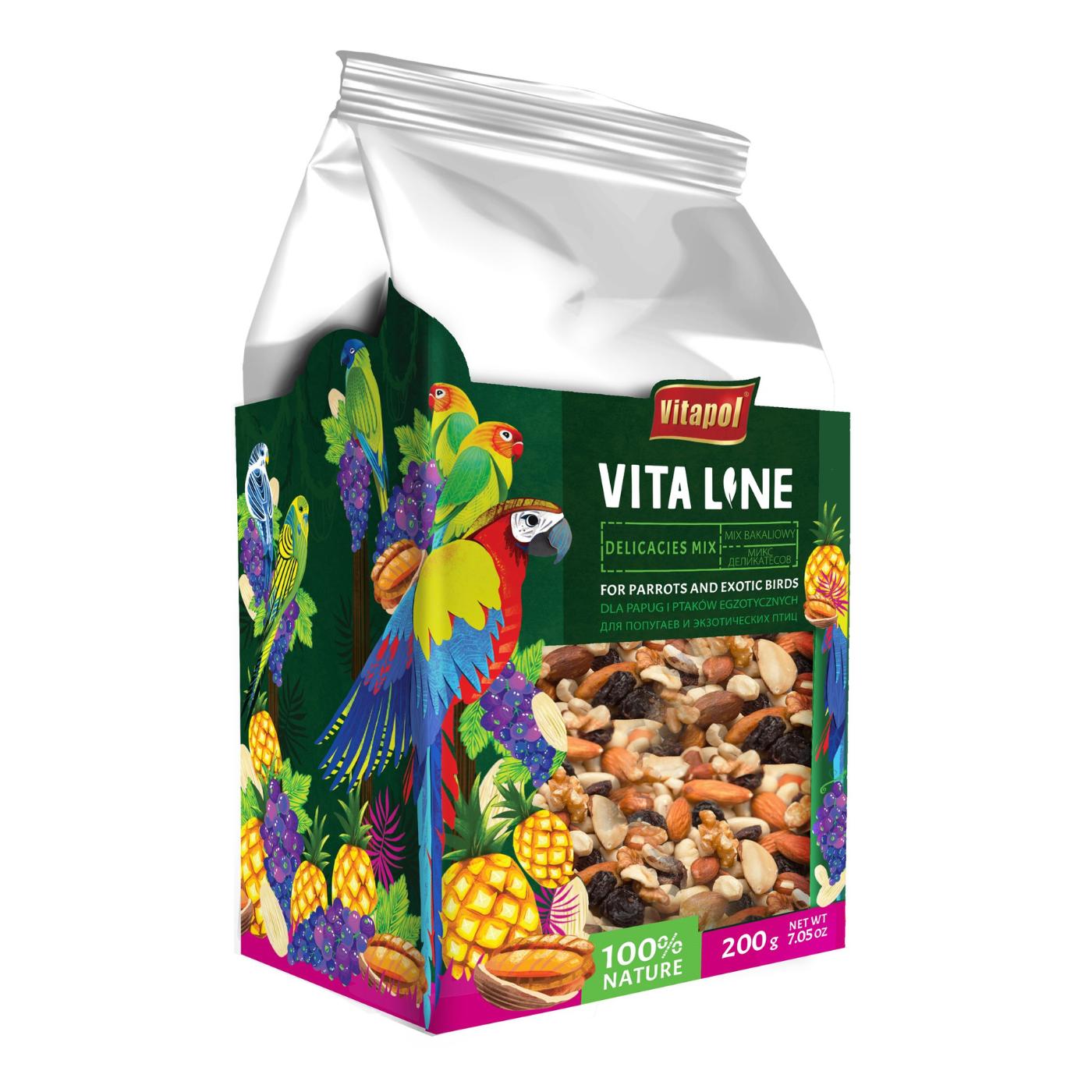 Vitapol Vita Line Fruit & Nut Parrot Treat Mix - 200g