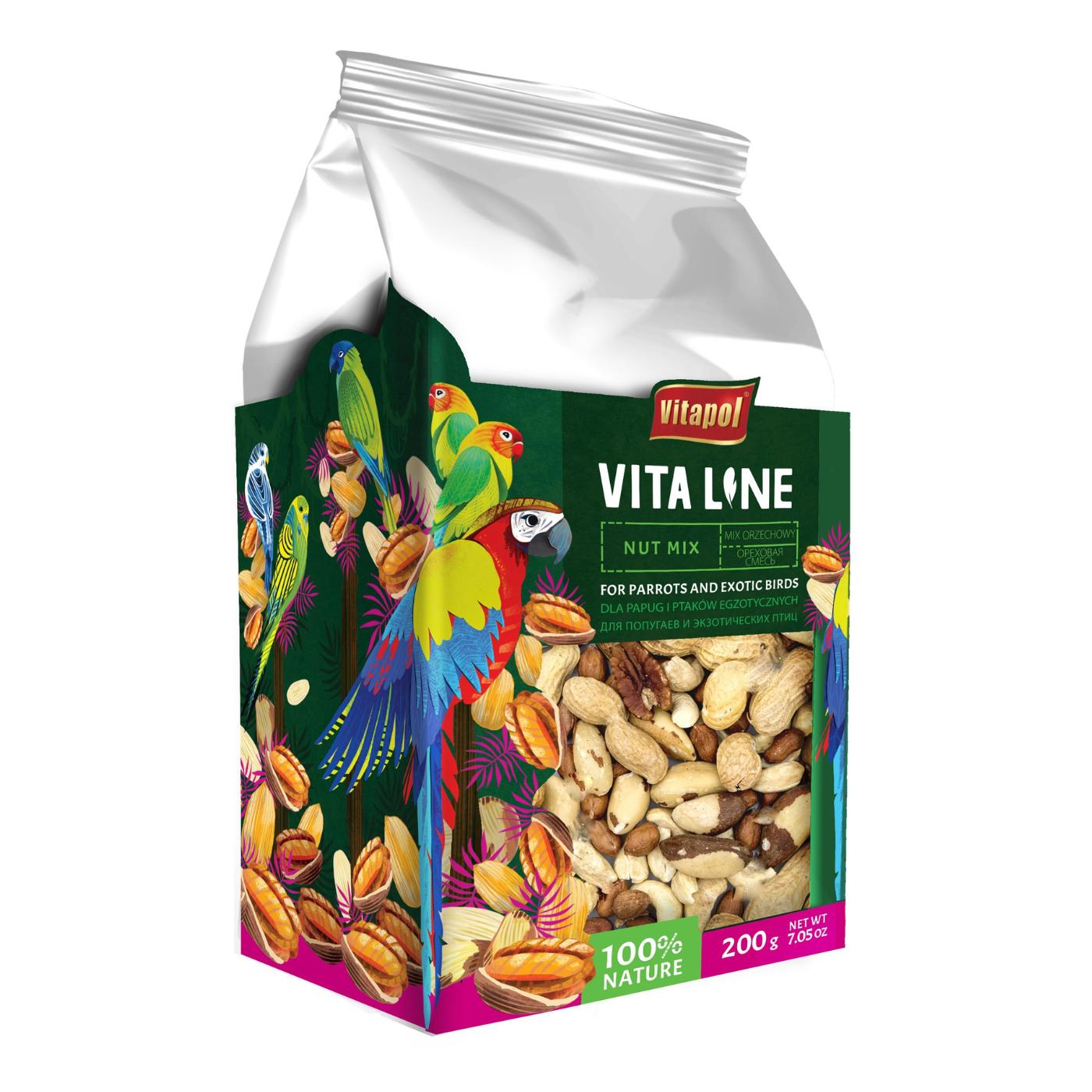 Vitapol Vita Line Nut Mix Parrot Treat - 200g