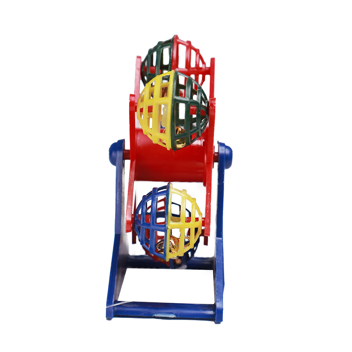 Fun Fair Carousel Rotating Parrot Toy for Pet Birds
