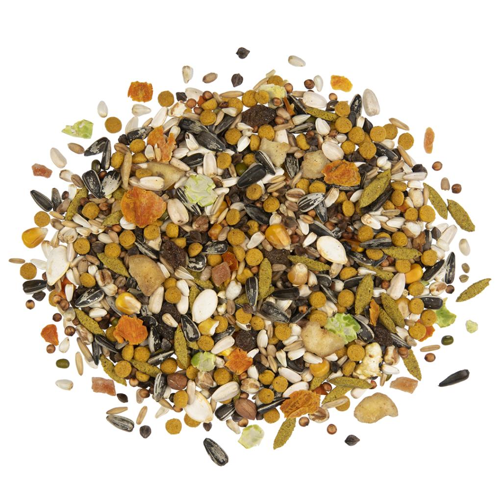 Parrot Essentials Parrot Food with Sensible Pellets and Seed for Pet Birds
