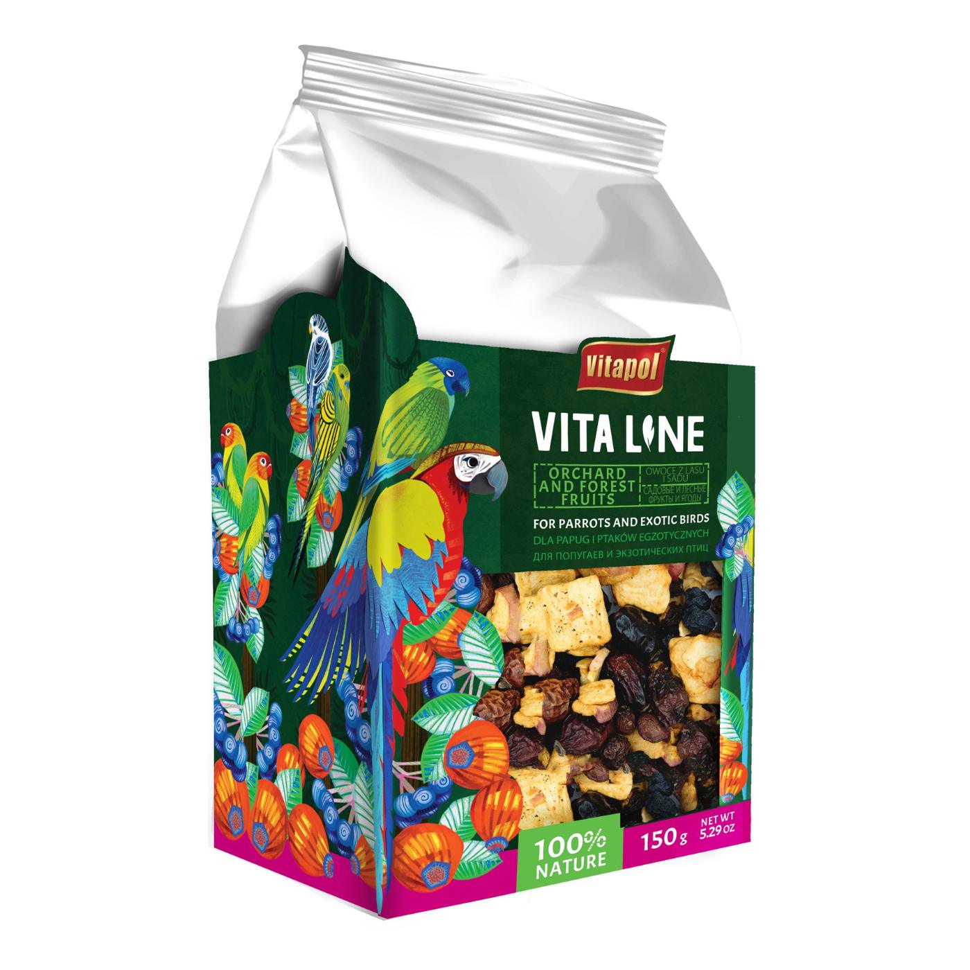 Vitapol Vita Line Orchard & Forest Fruits Parrot Treat - 150g