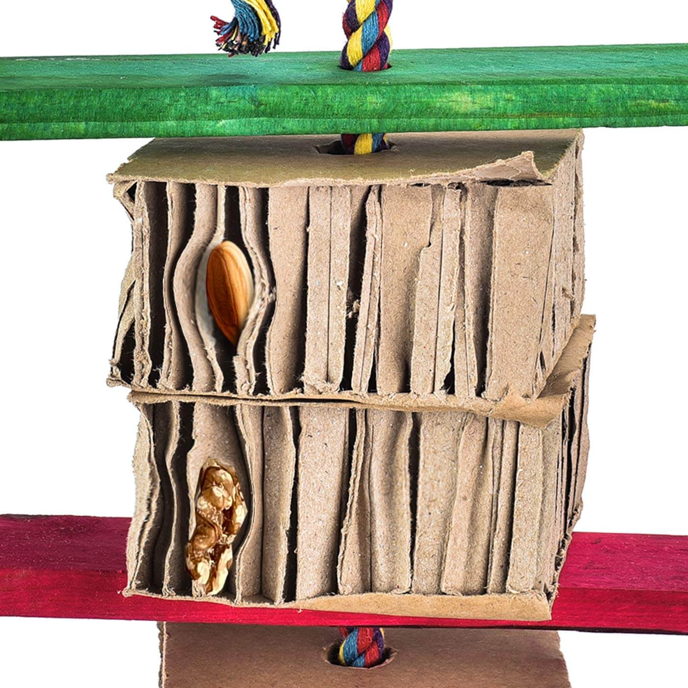 Honeycomb Tower Parrot Toy to Use for Foraging