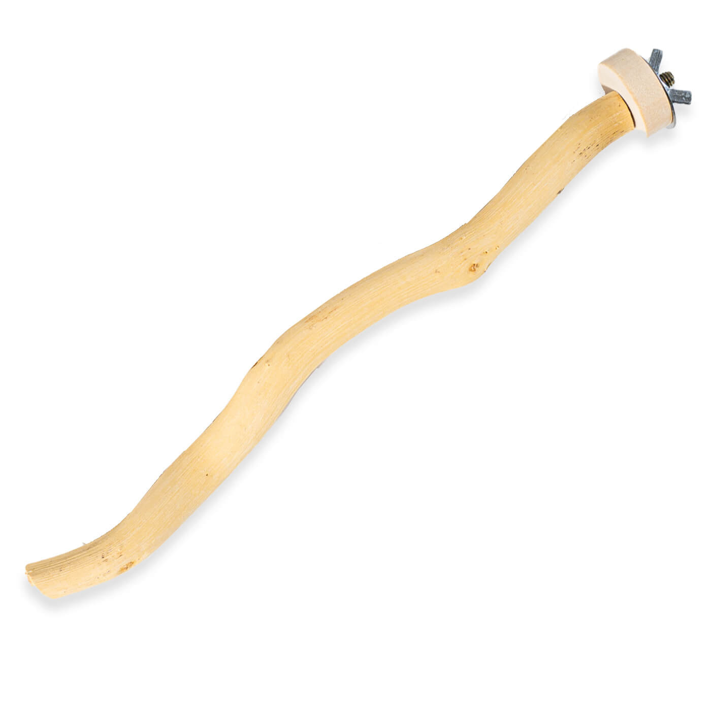 Curvy Comfort Hardwood Parrot Perch - Medium