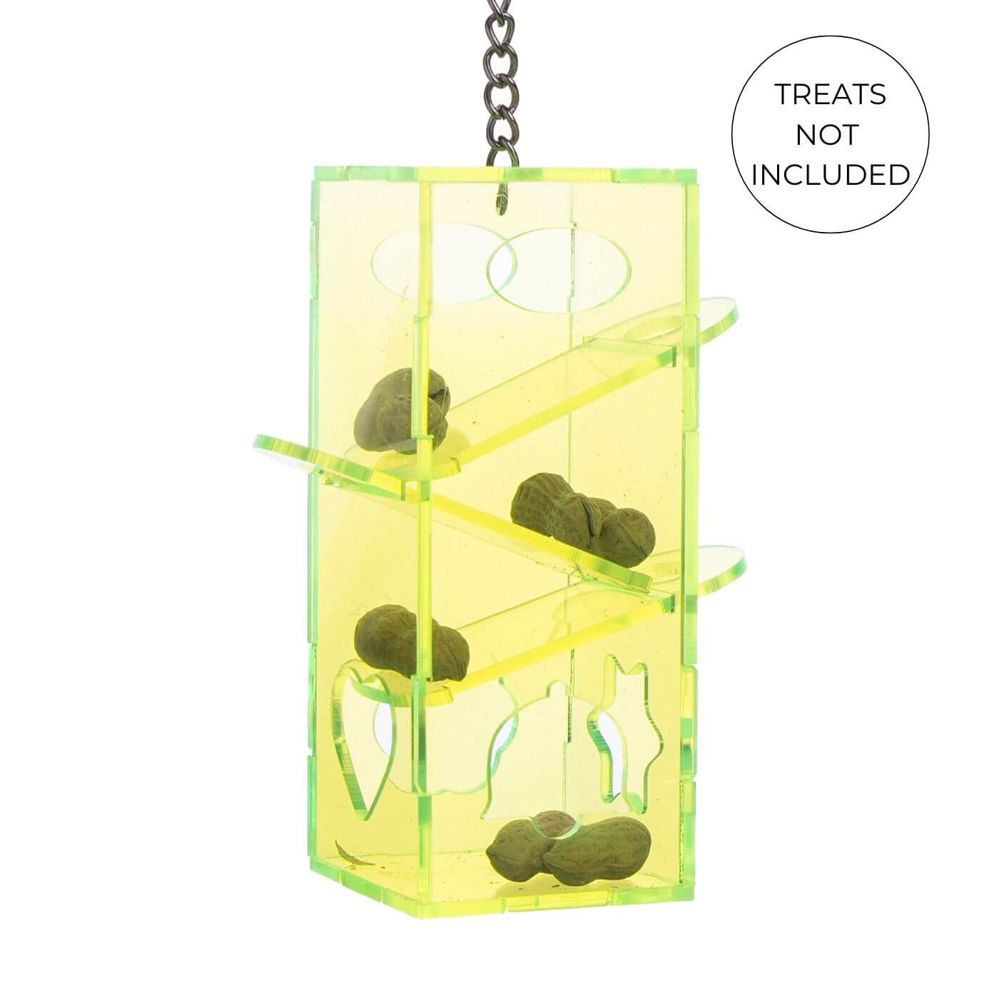 Slide 'n' Treat Toy Game for Parrot Foraging
