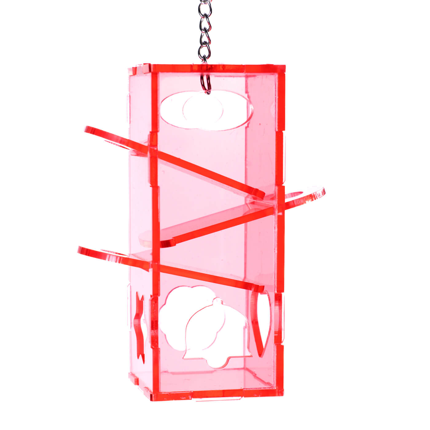 Red Slide 'n' Treat Colourful Foraging Toy