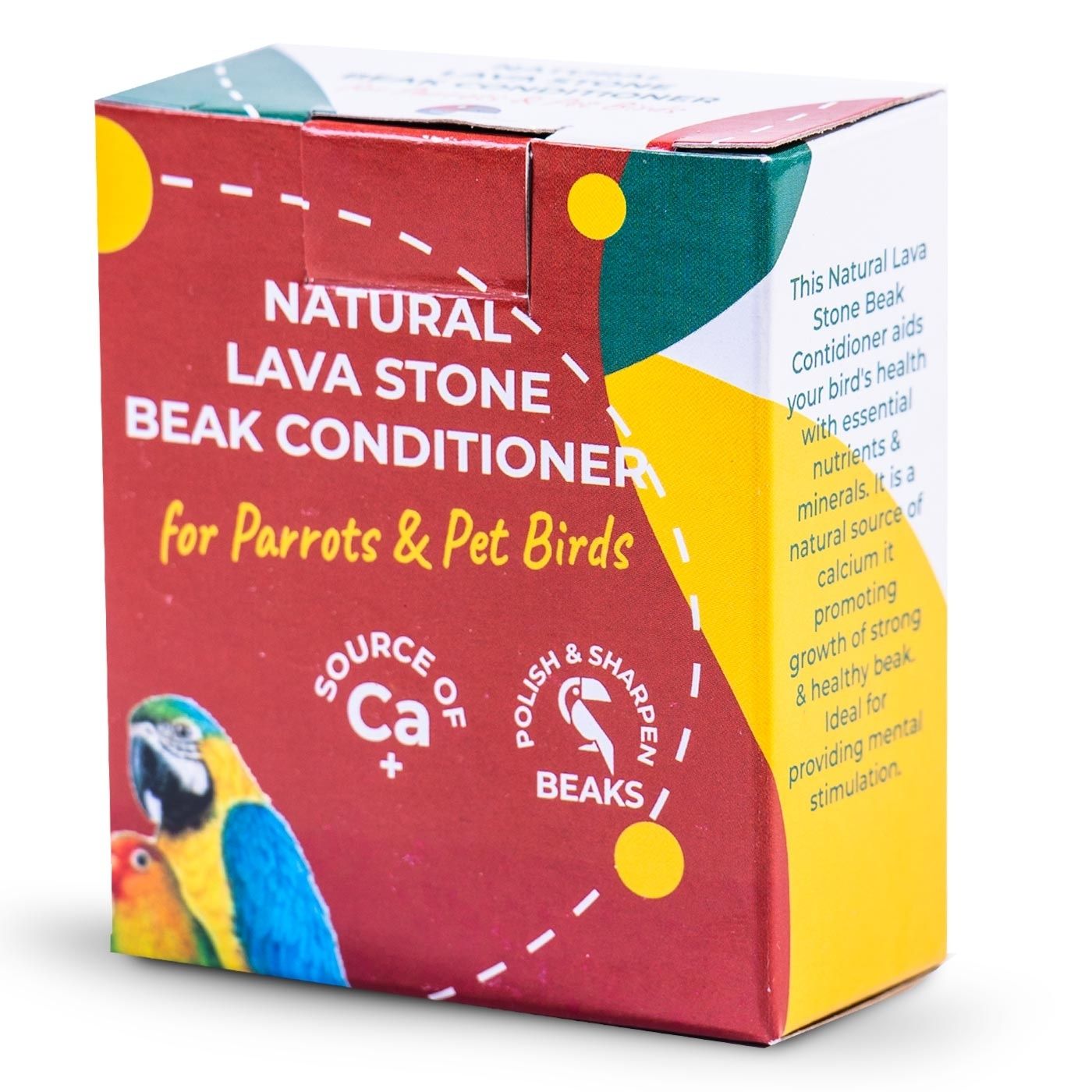 Parrot Essentials Natural Lava Beak Care Stone for Parrots