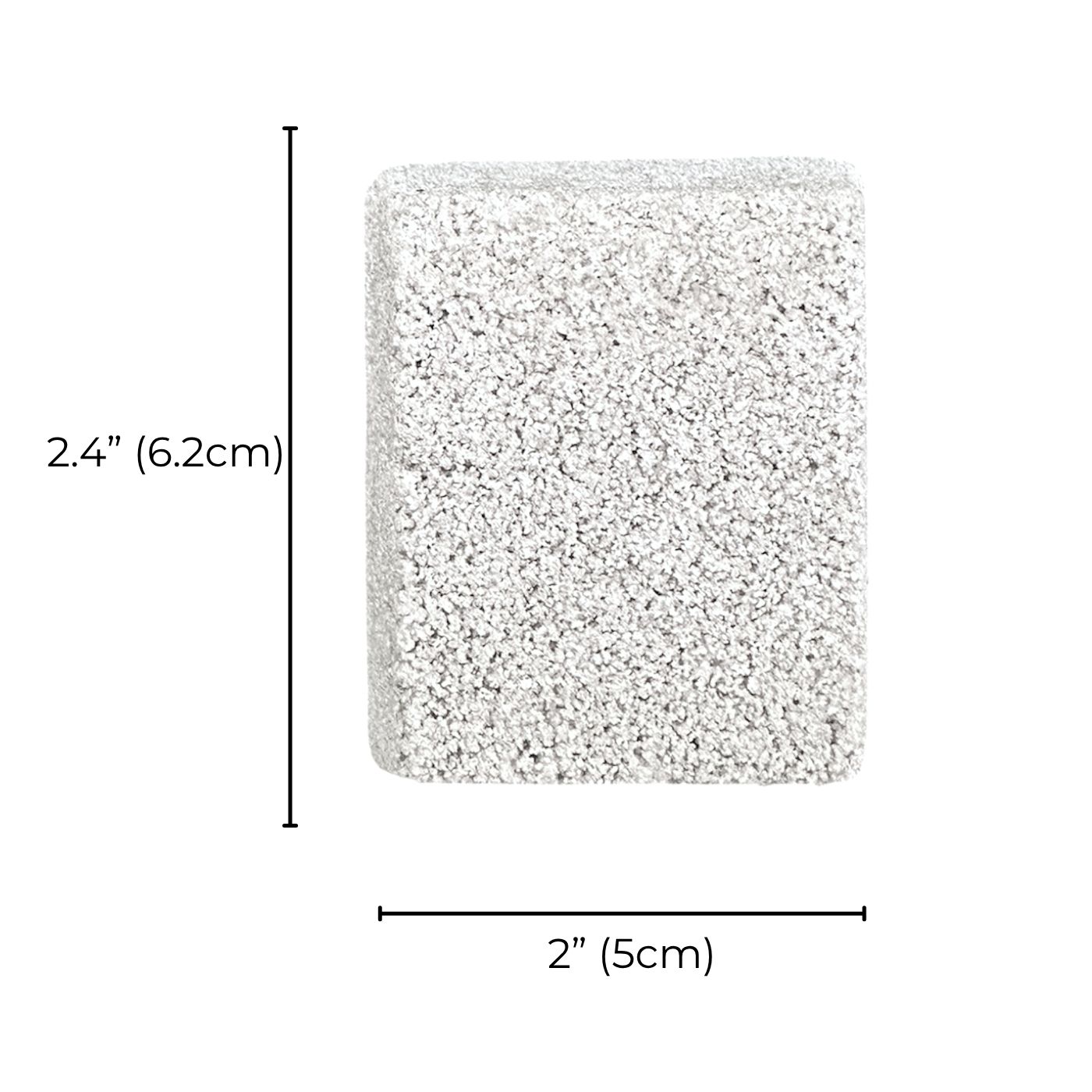 Natural Lava Beak Care Stone Size