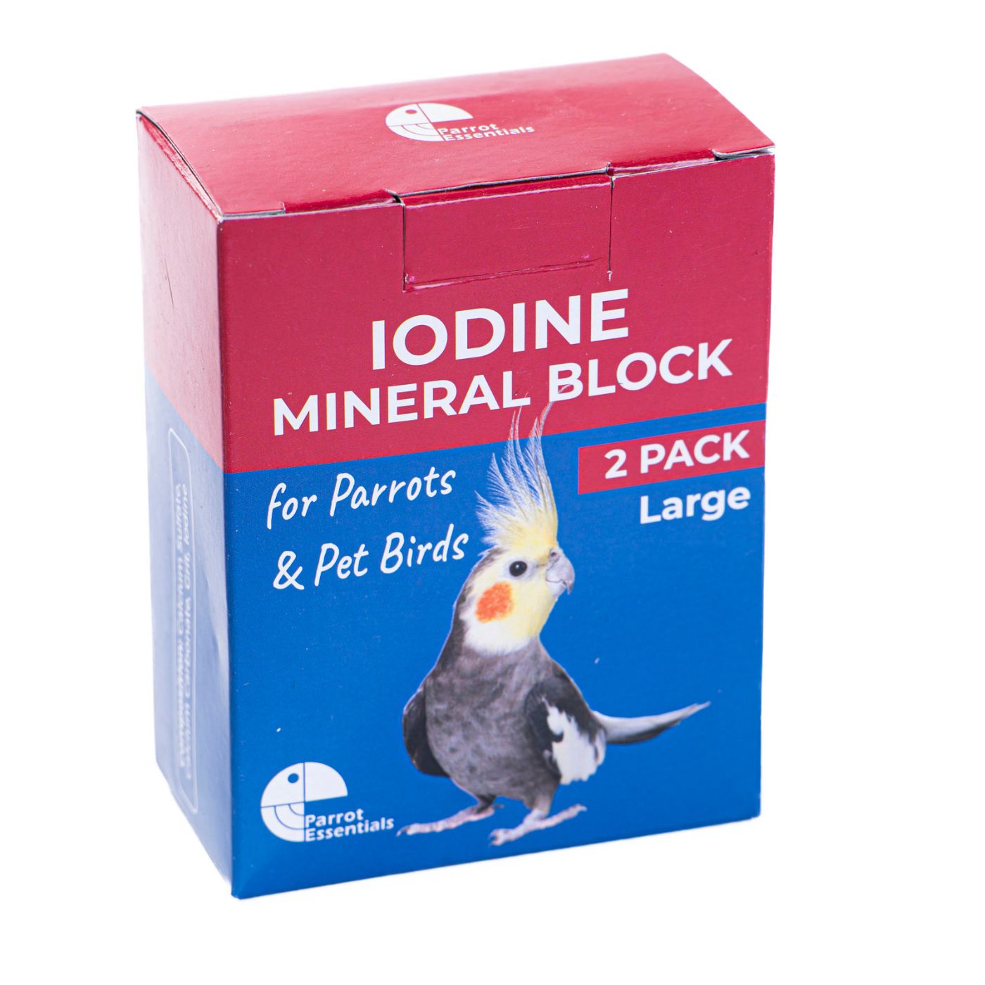 Pack of 2 Iodine Mineral Block for Parrots & Birds - Large