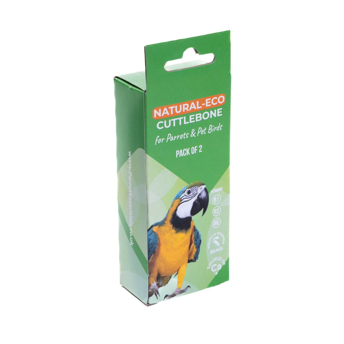 Pack of 2 Eco Cuttlebone Pieces For Parrots & Birds