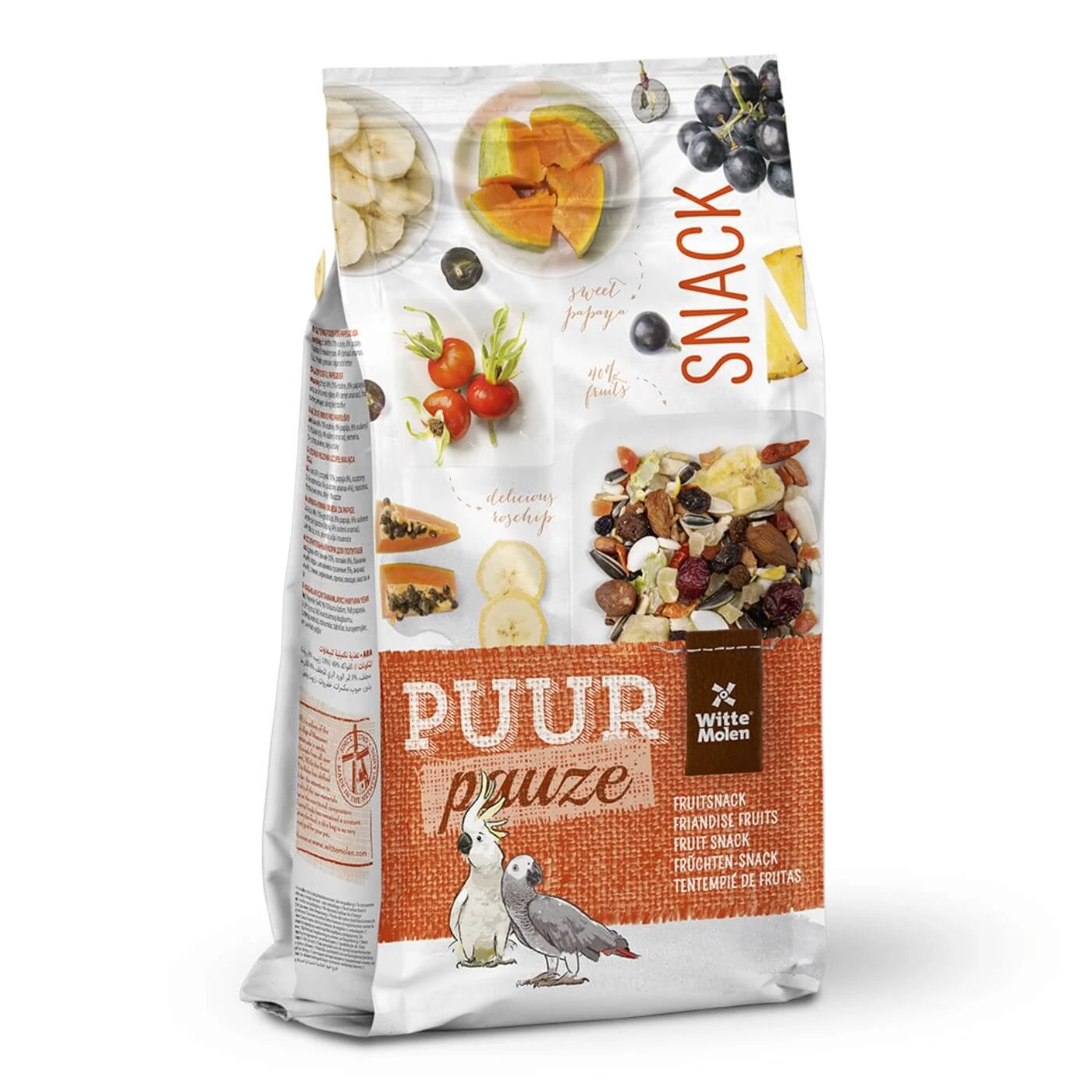 PUUR Snack Fruit Muesli Parrot Treat Mix