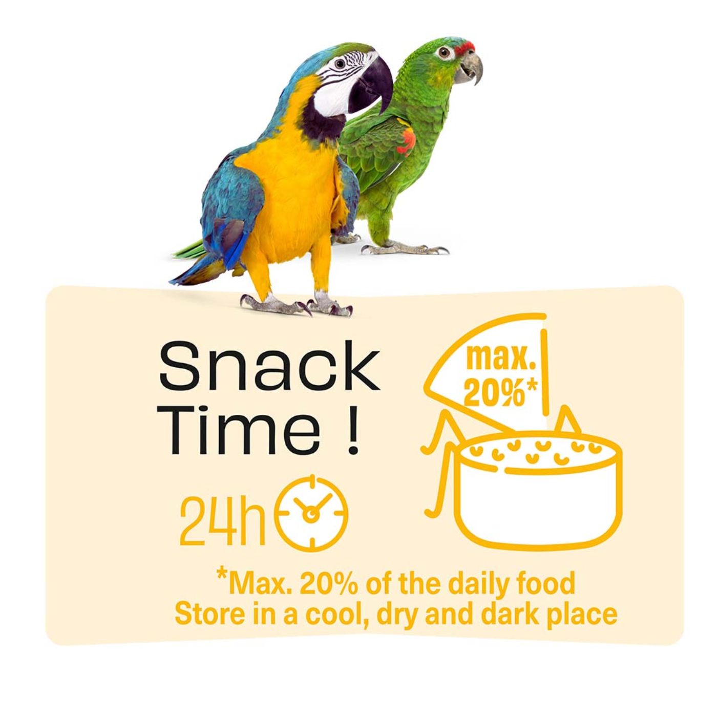 PUUR Twin Pack Parrot Treat Sticks Feeding Instructions