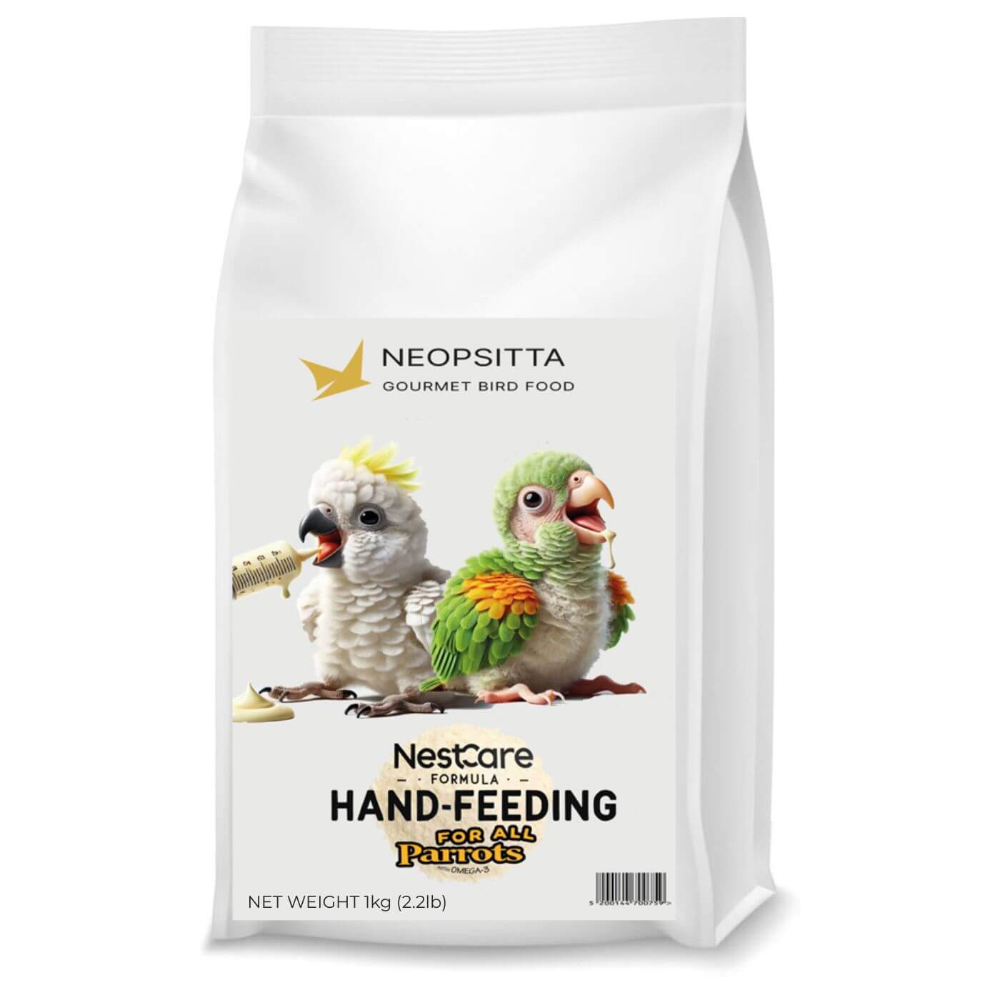 Askio Nature Nest Care Bird Hand Rearing Formula for All Parrots - 1Kg