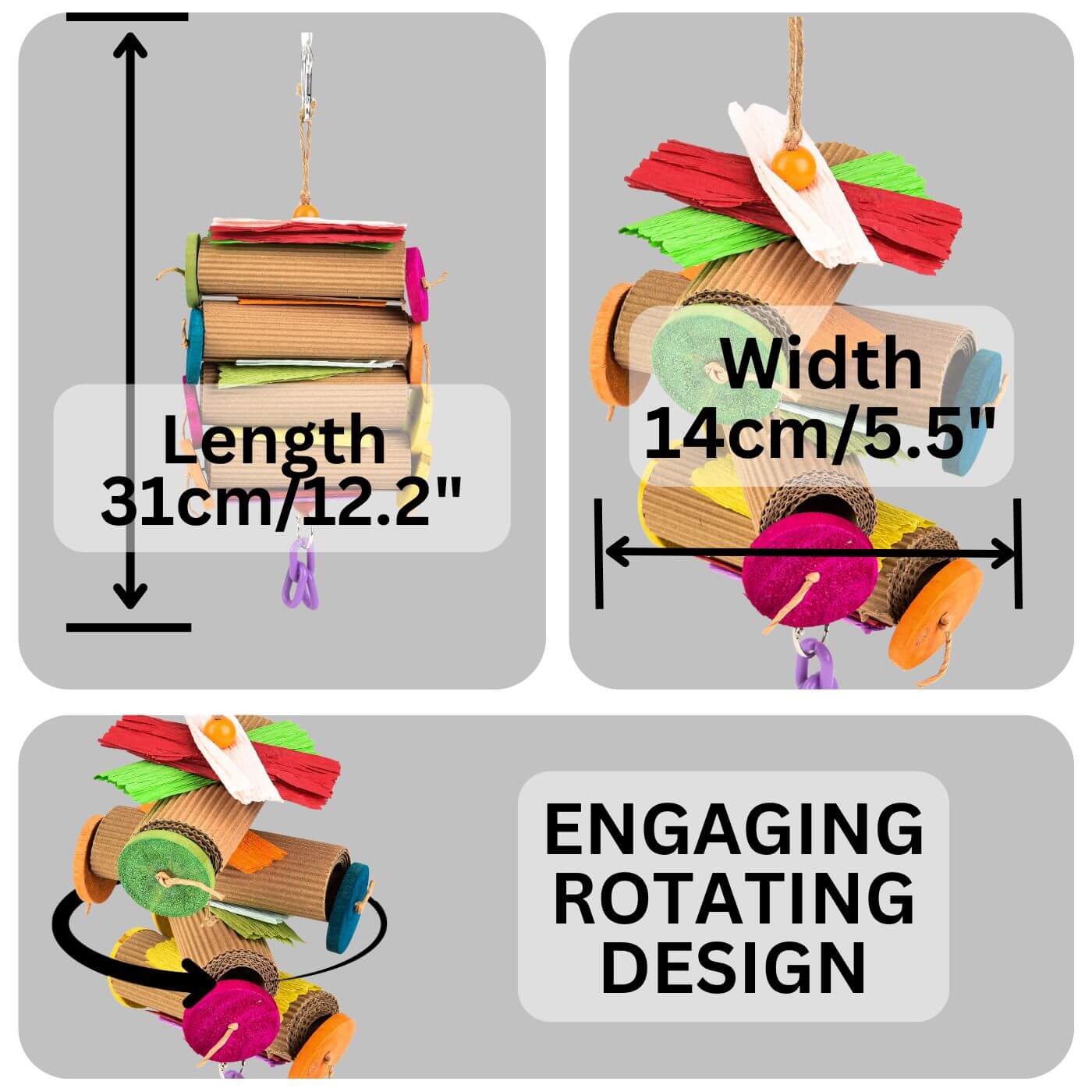 Hanging Chew Station Dimensions