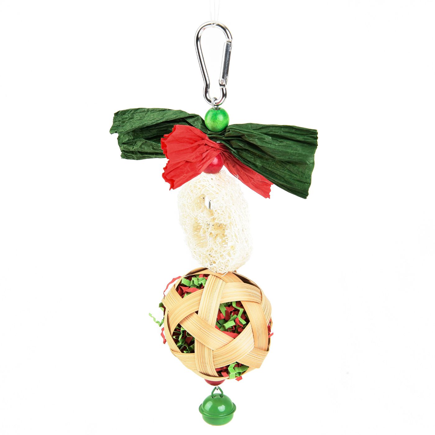 Lucky Charm Hanging Christmas Toys for Pet Parrots and Birds