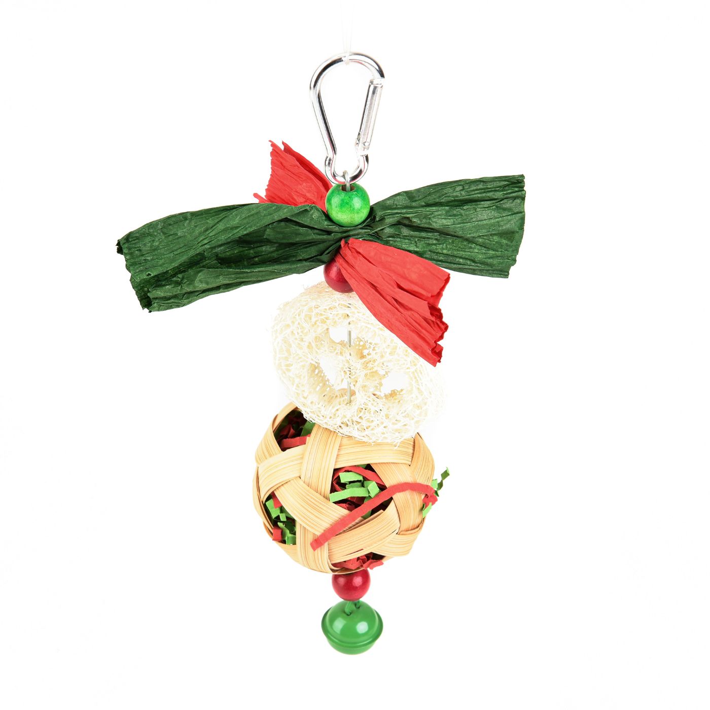 Lucky Charm Hanging Christmas Parrot Toy