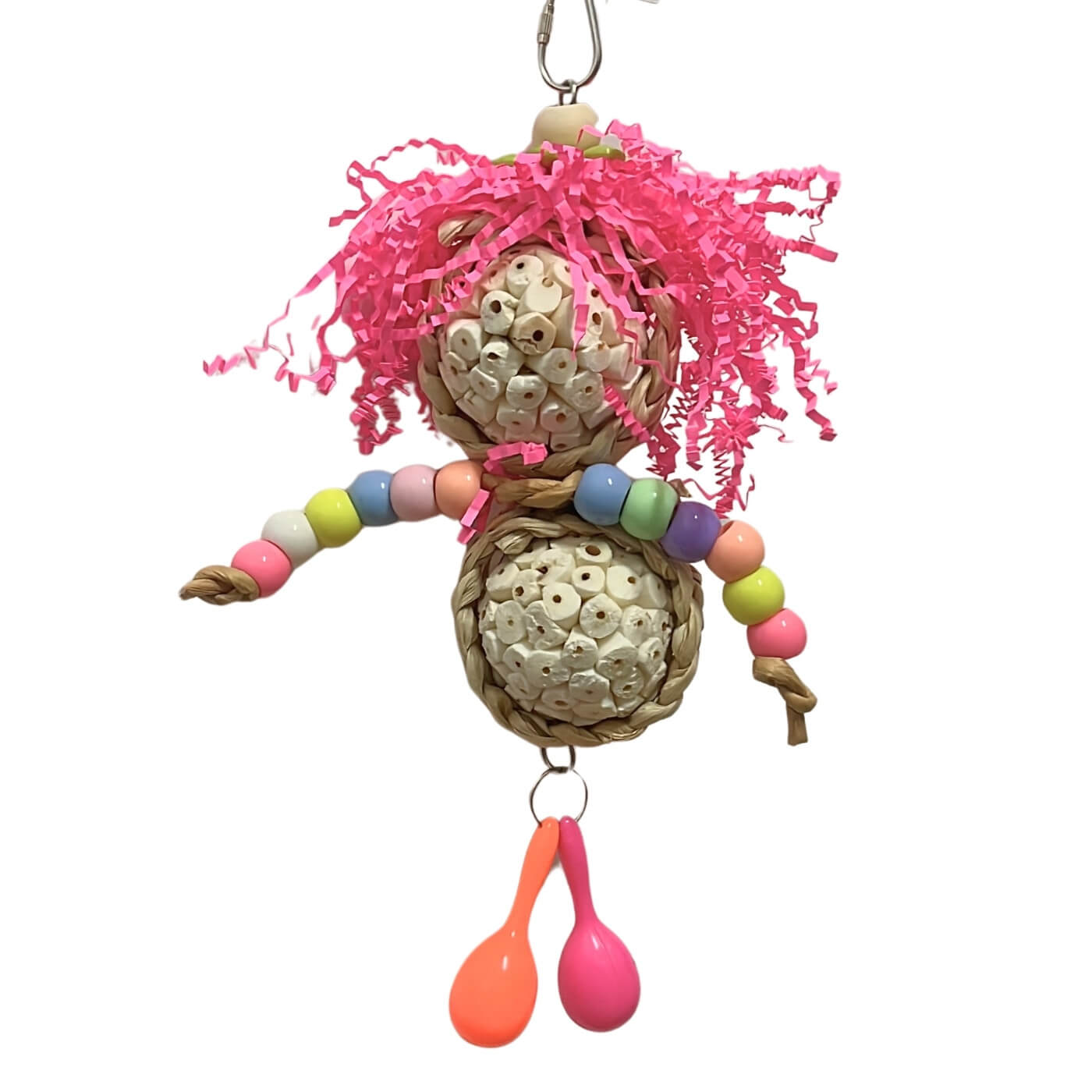 Crazy Hair Buddy Parrot Toy for Parrots & Parakeets