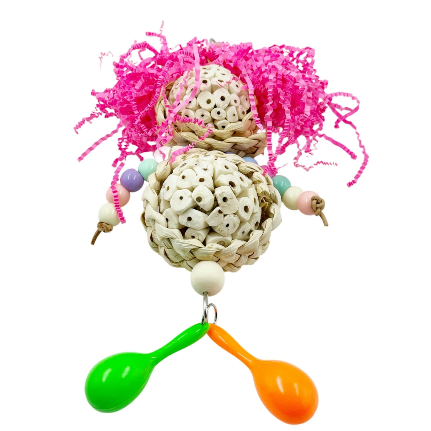 Crazy Hair Buddy Parrot Toy