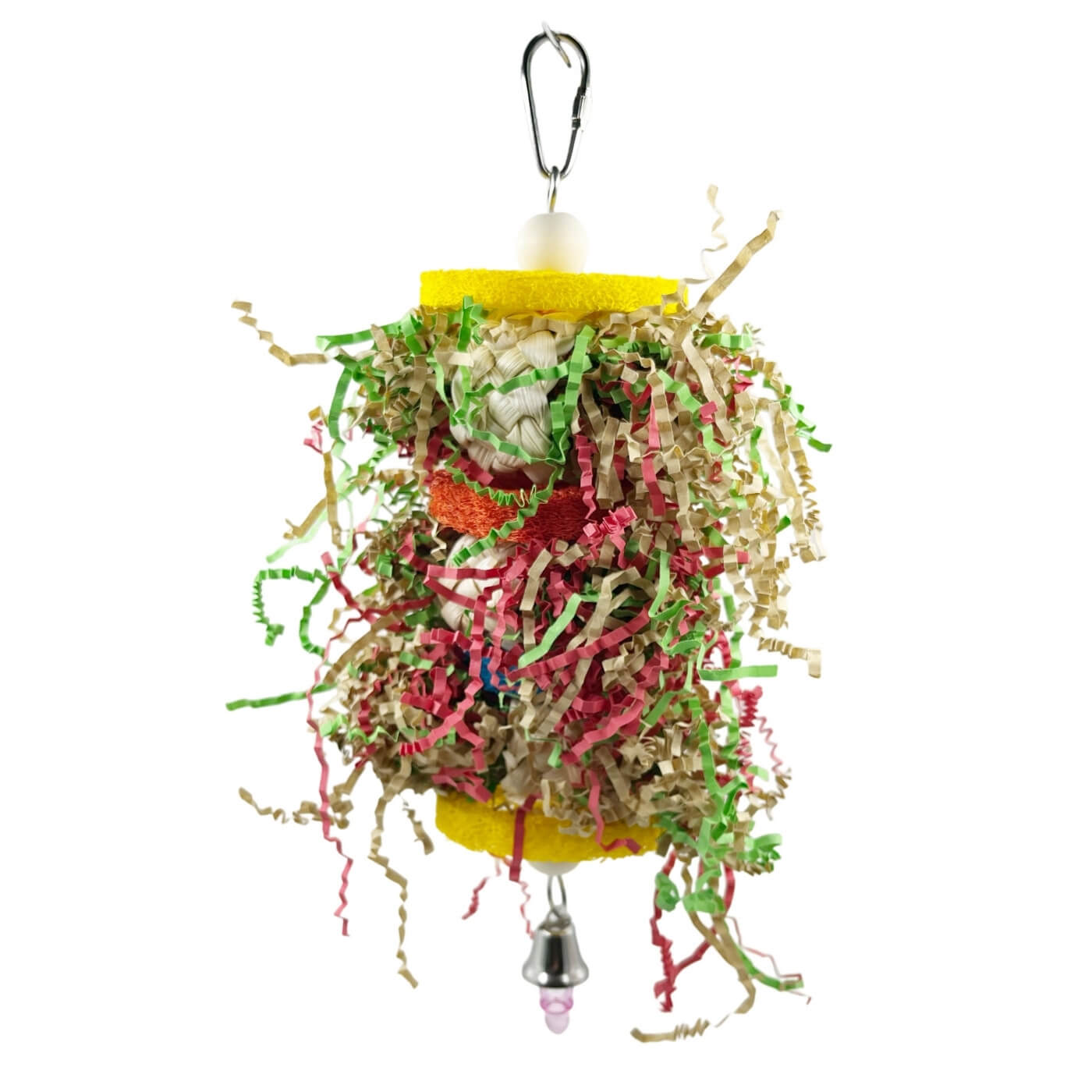 Forest Feast Loofah Tower Bird Toy for Foraging & Shredding