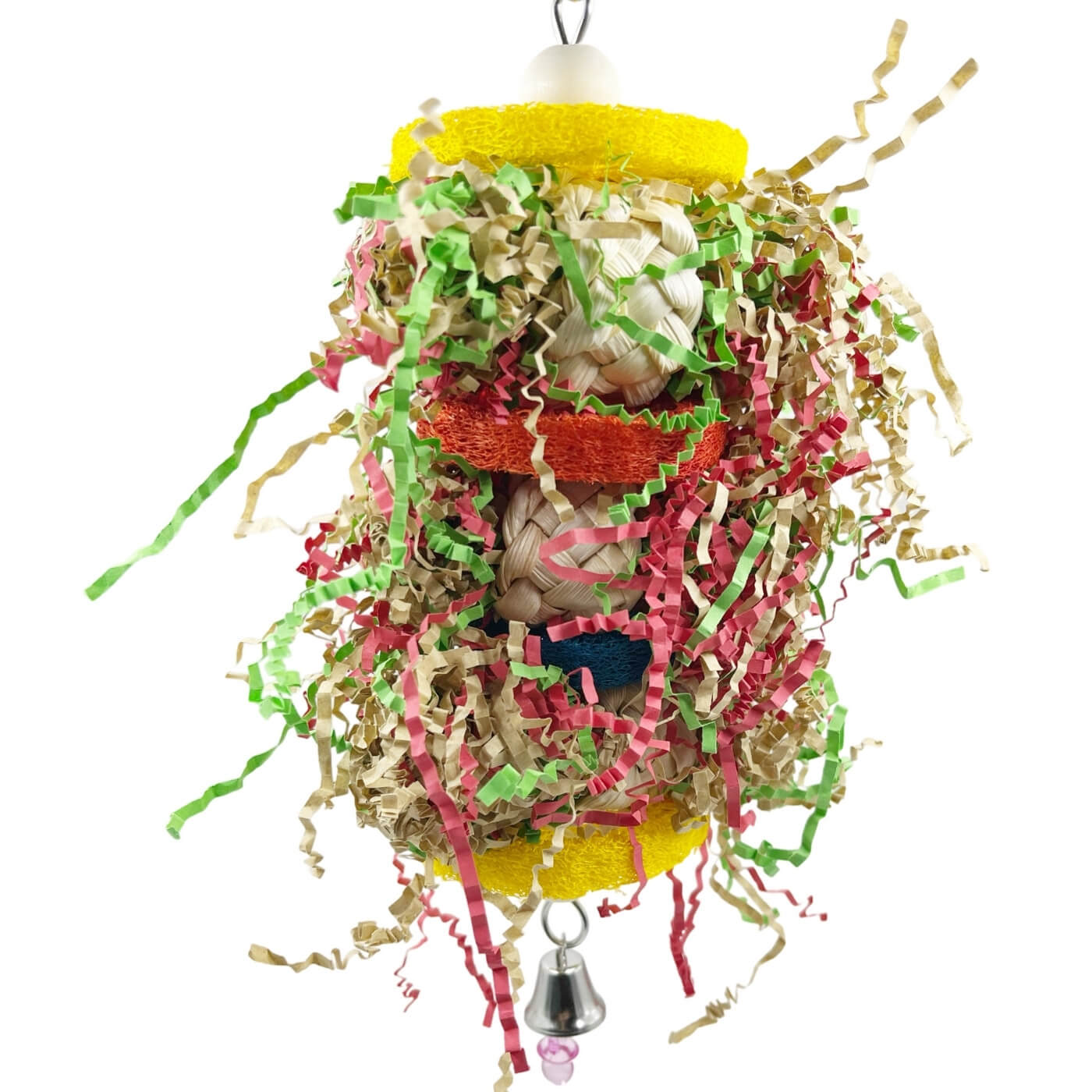 Forest Feast Loofah Tower Foraging Bird Toy