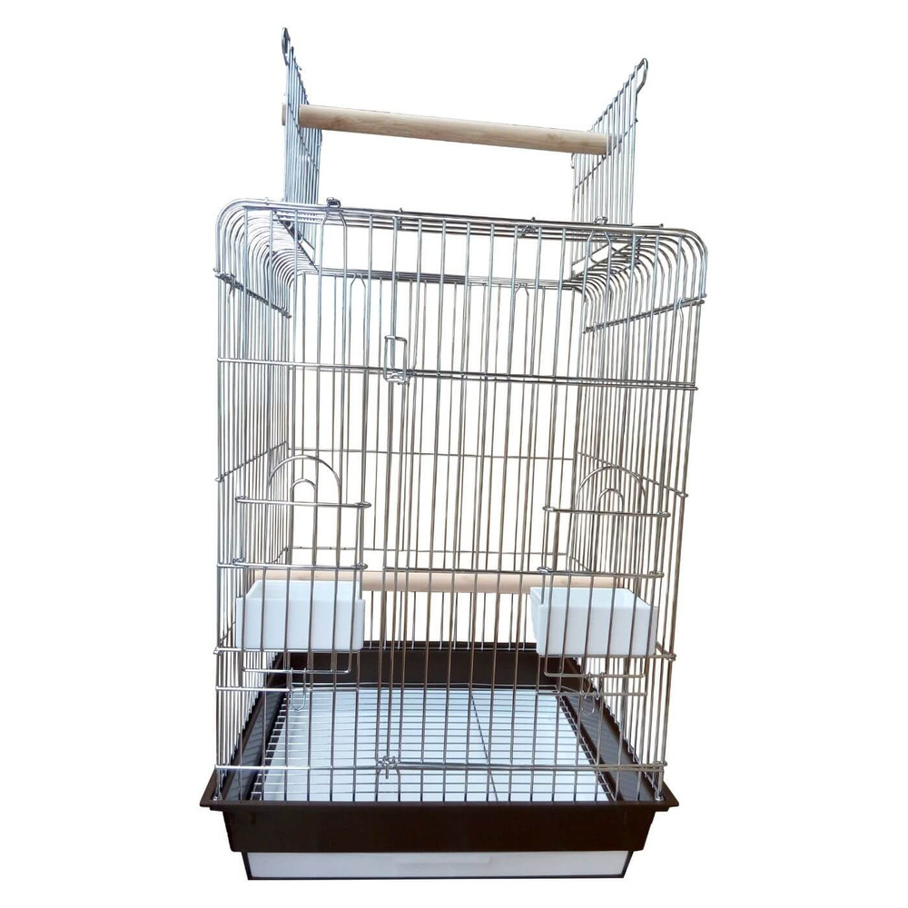 Open-top feature of the Okran Open Top Bird Cage