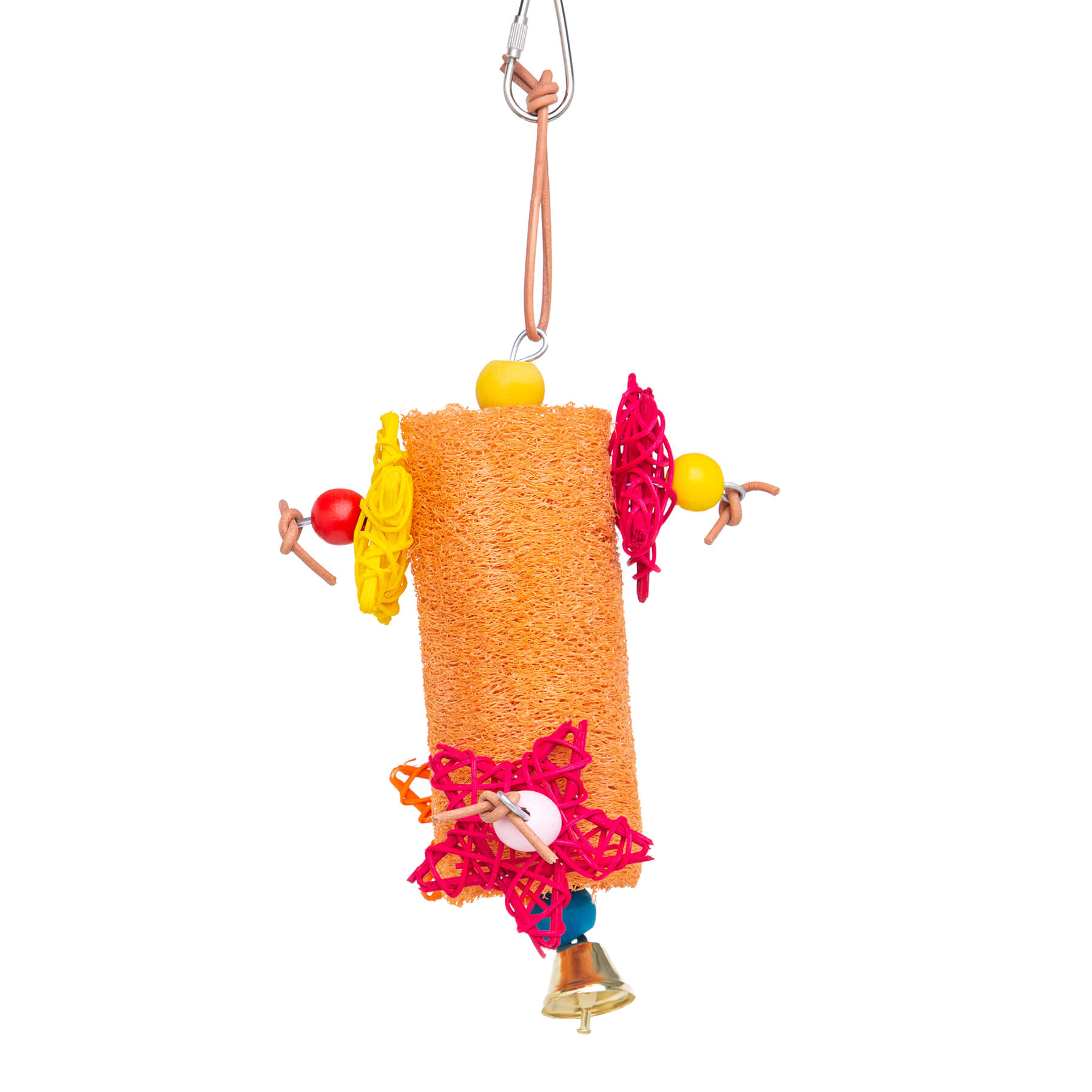 Loofah Tree Chewing Parrot Toy