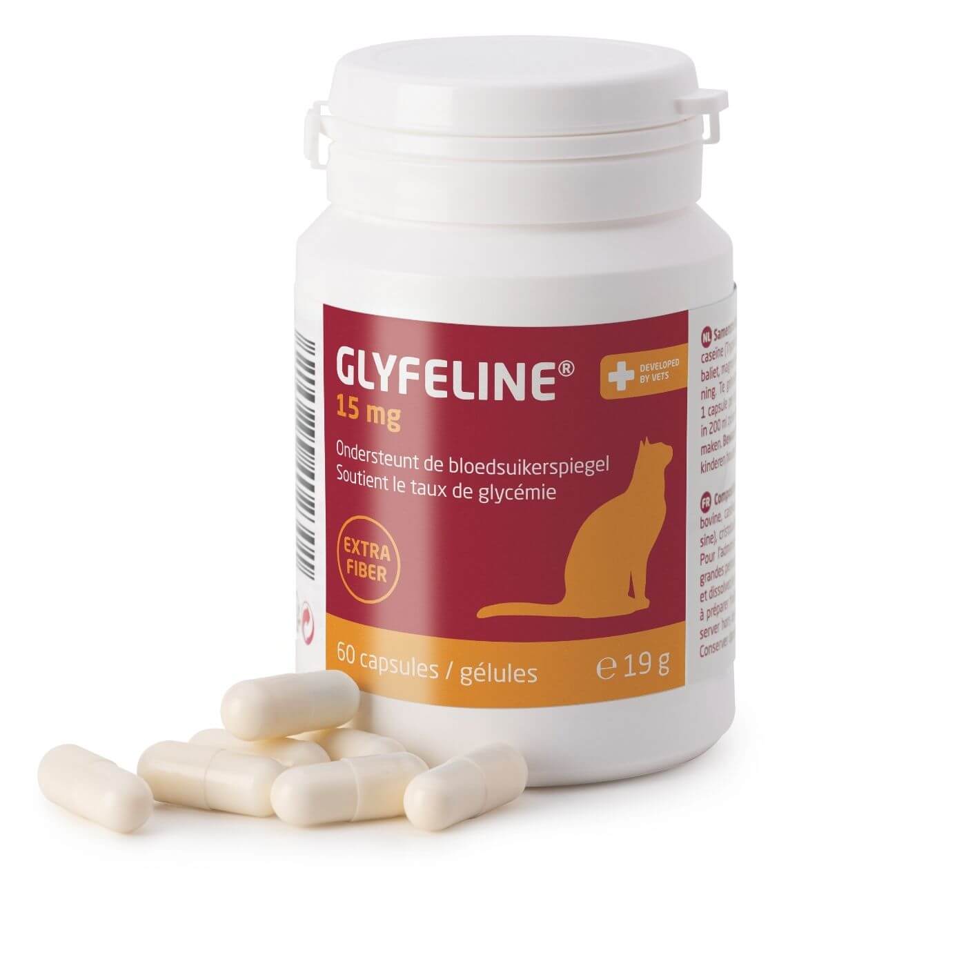 Glyfeline High-Fibre Cat Weight Management Supplement - 30 Days Supply