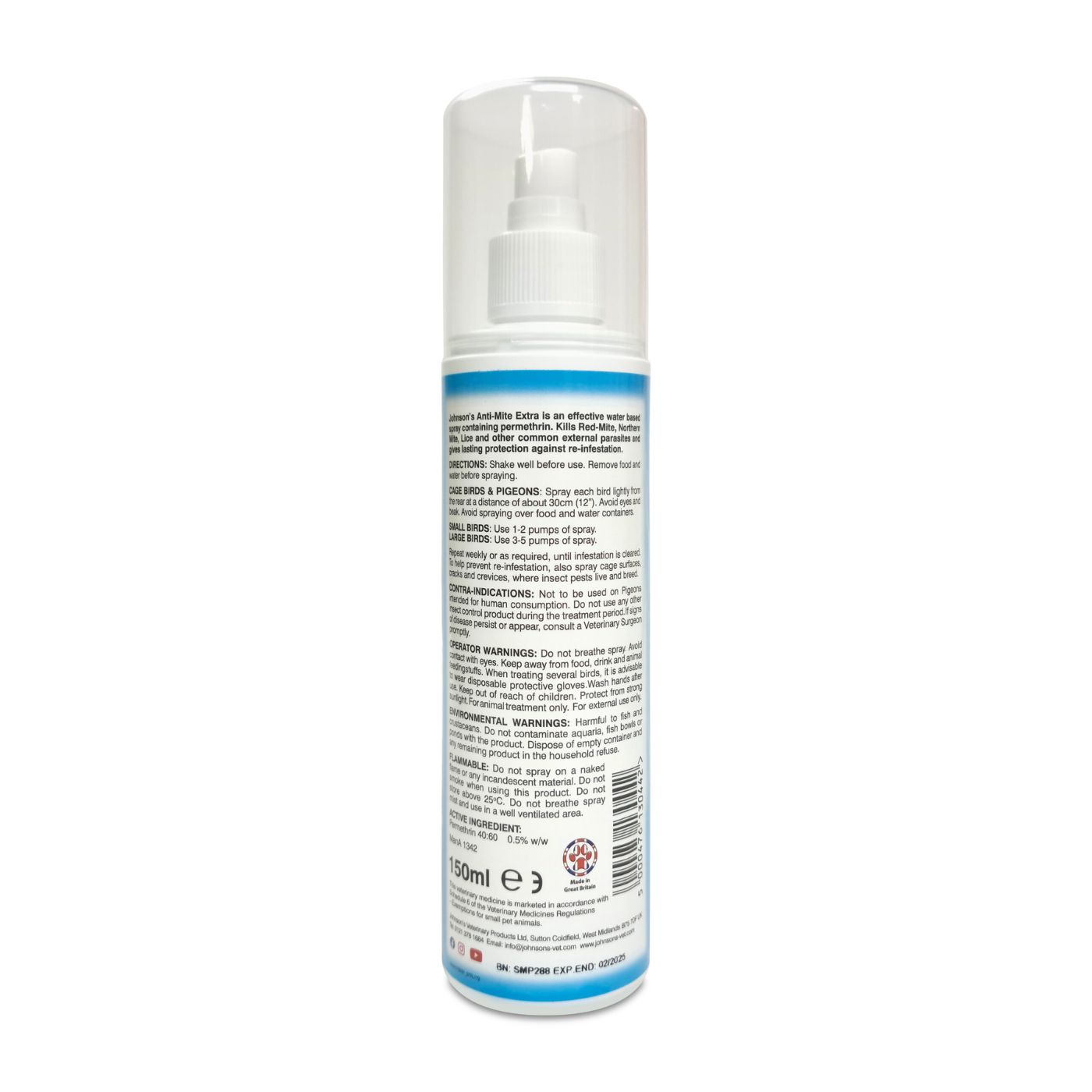 Anti-Mite Extra Mite Treatment for Birds