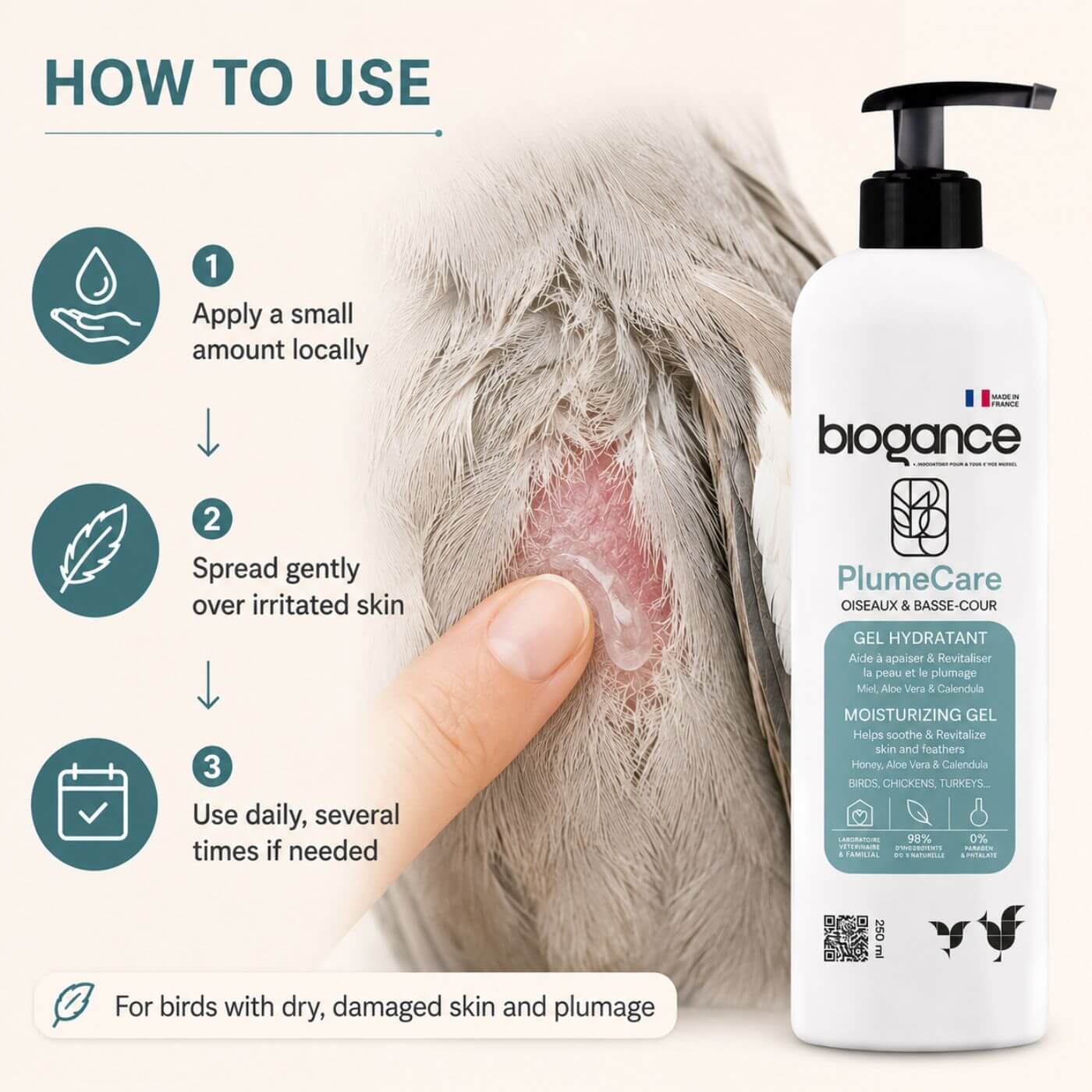 BioGance Natural Bird Skin Gel 250ml