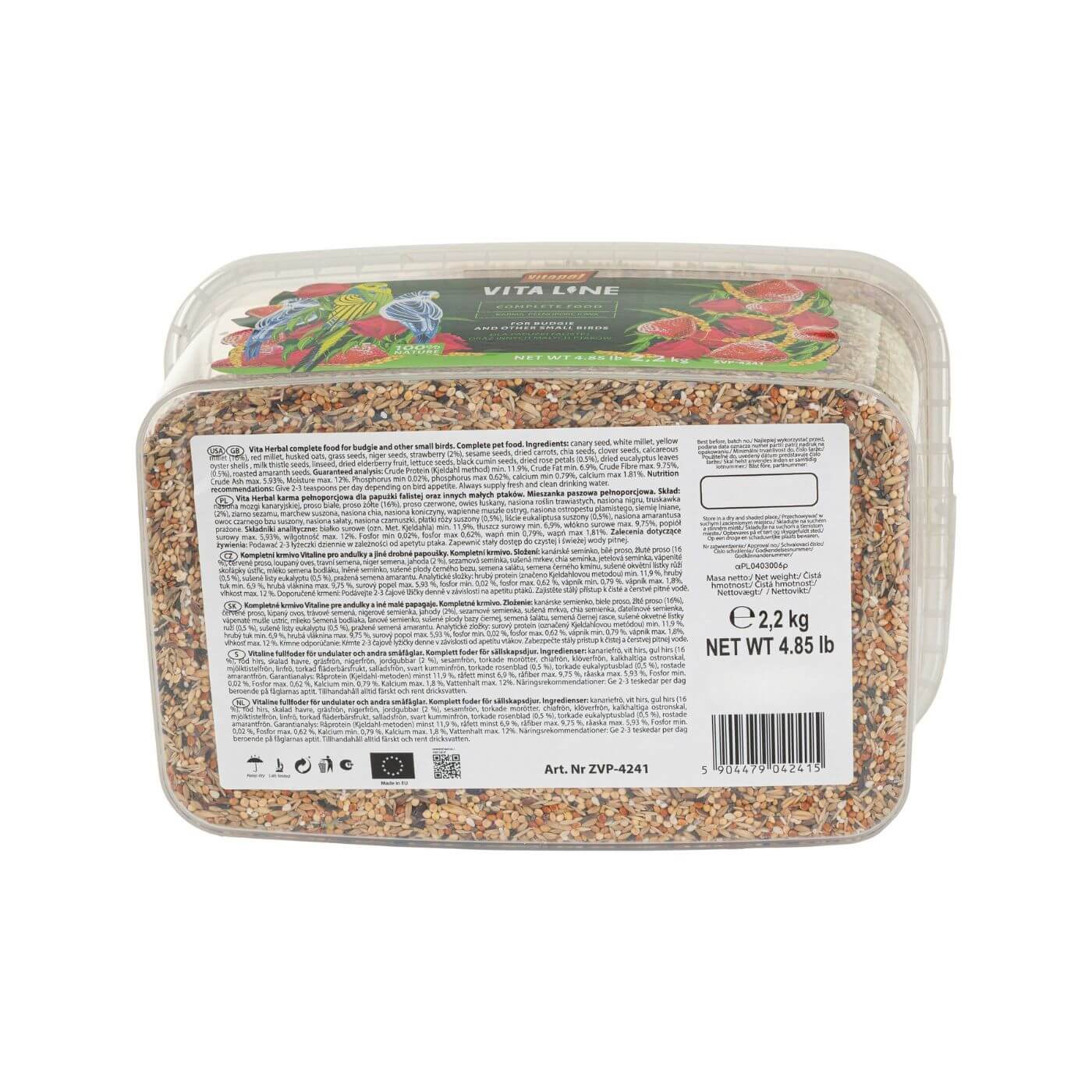 Vitapol Vita Line Small Bird Food 2.2Kg