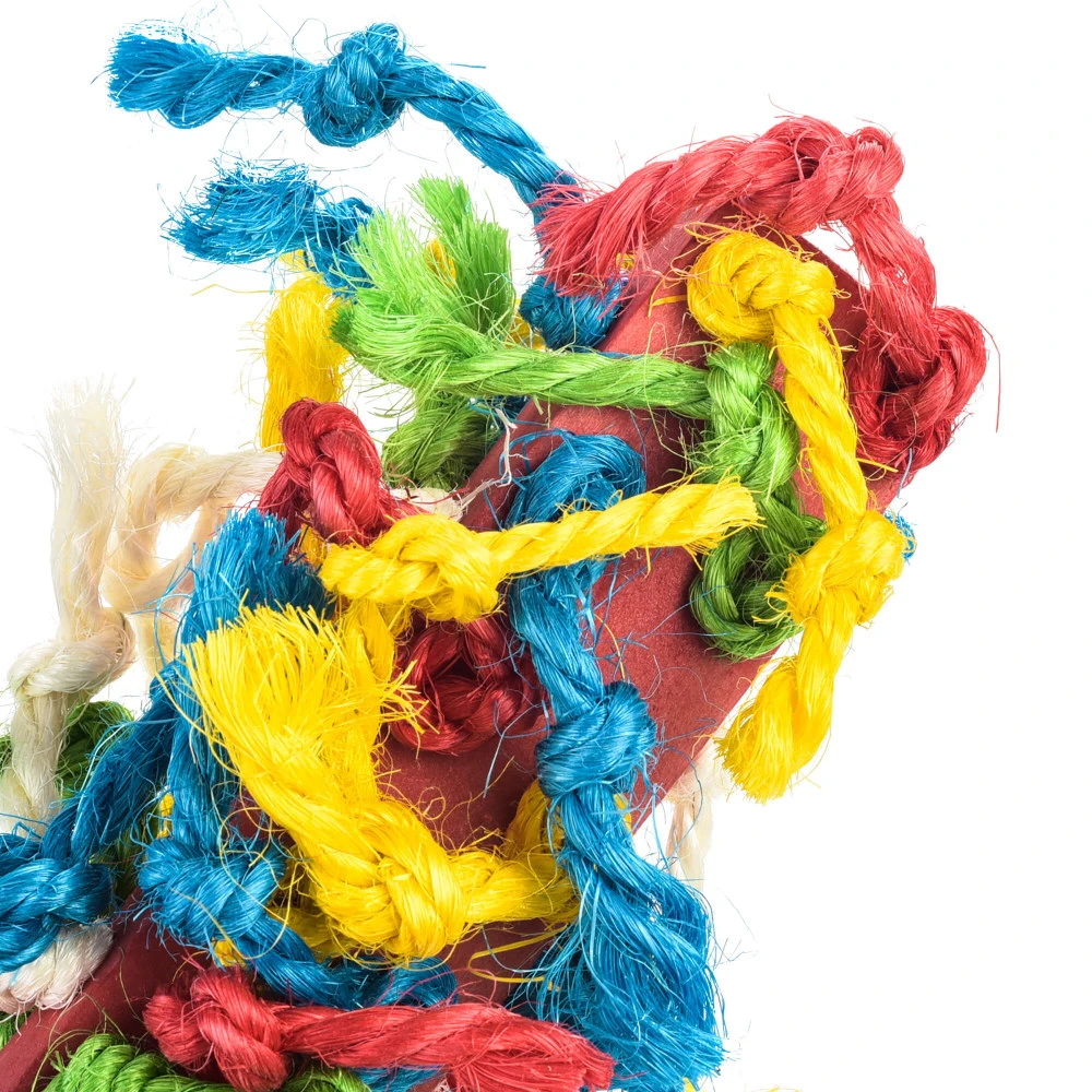 Preenmonster Preening Parrot Toy from Knotted Sisal Rope