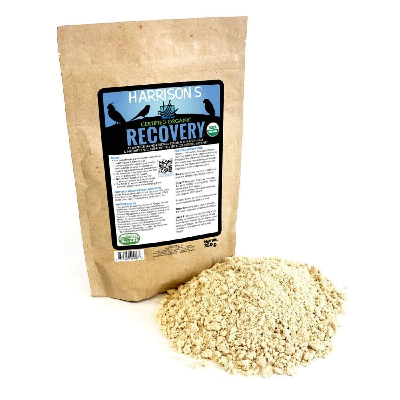 Harrison's Recovery Organic Critical Care Bird Food 350g