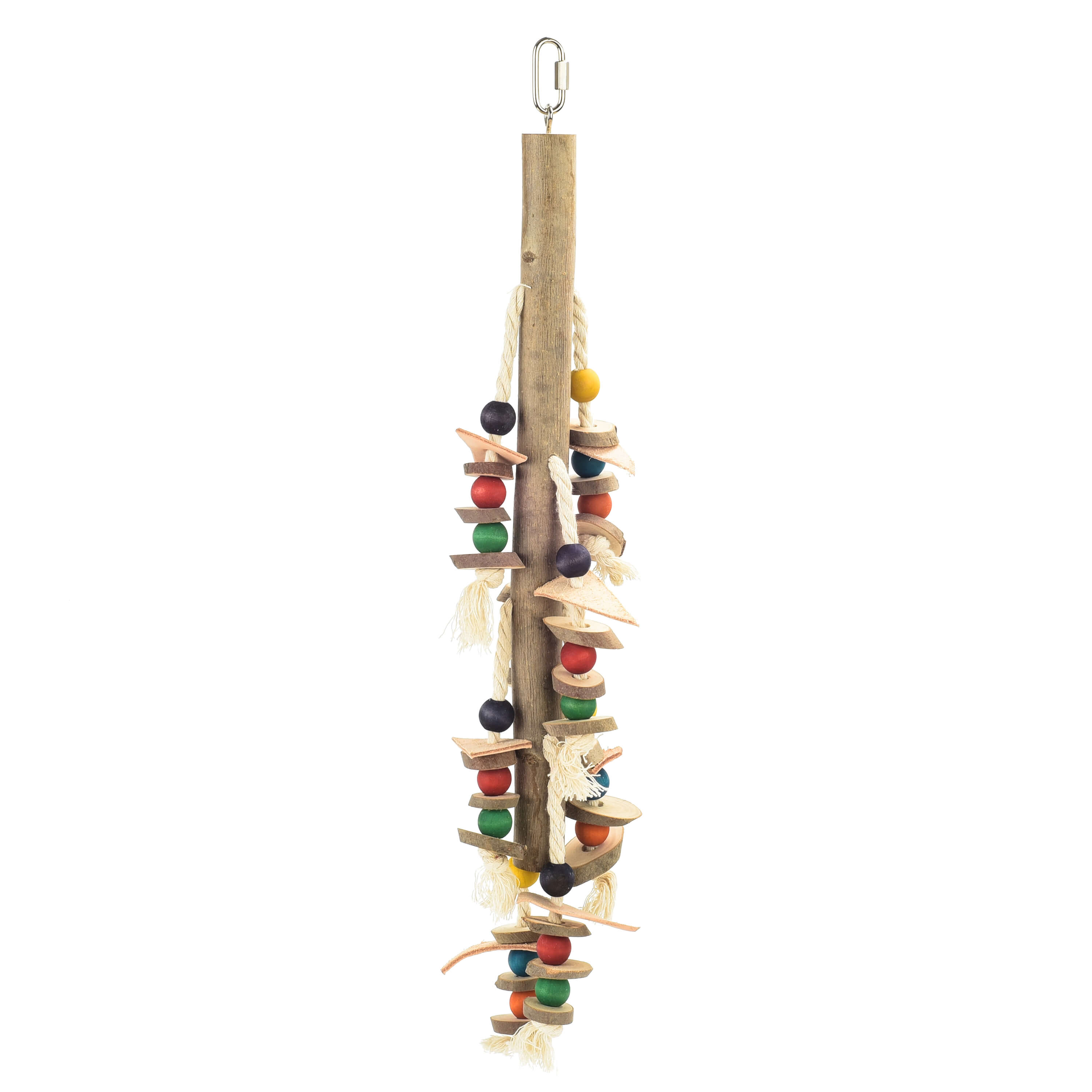 Natural Stacker Wooden Parrot Toy - Large