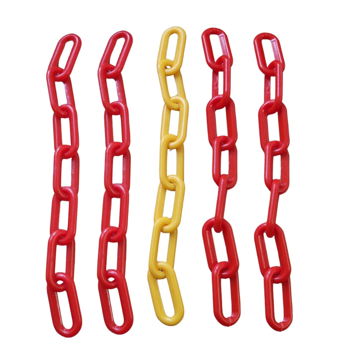 Colourful Plastic Chain Links - Large - Foot Parrot Toy & Parrot Toy Making Parts - 5 Pack
