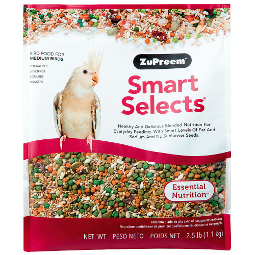 ZuPreem Smart Selects - Cockatiel & Lovebird Food