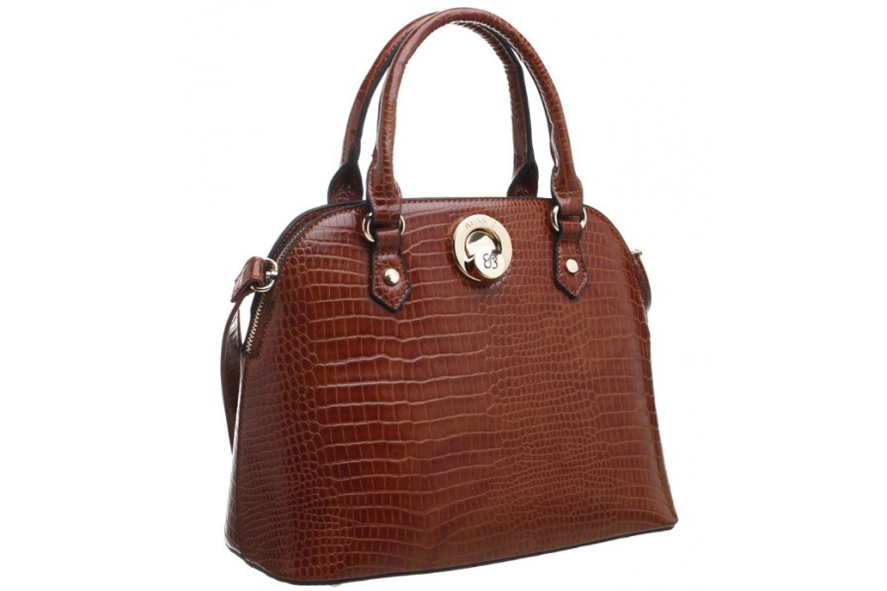 tan structured bag