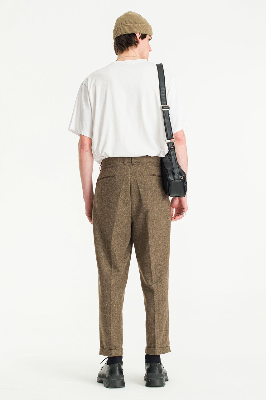 Menswear | Volk Wool Trousers, Hazel