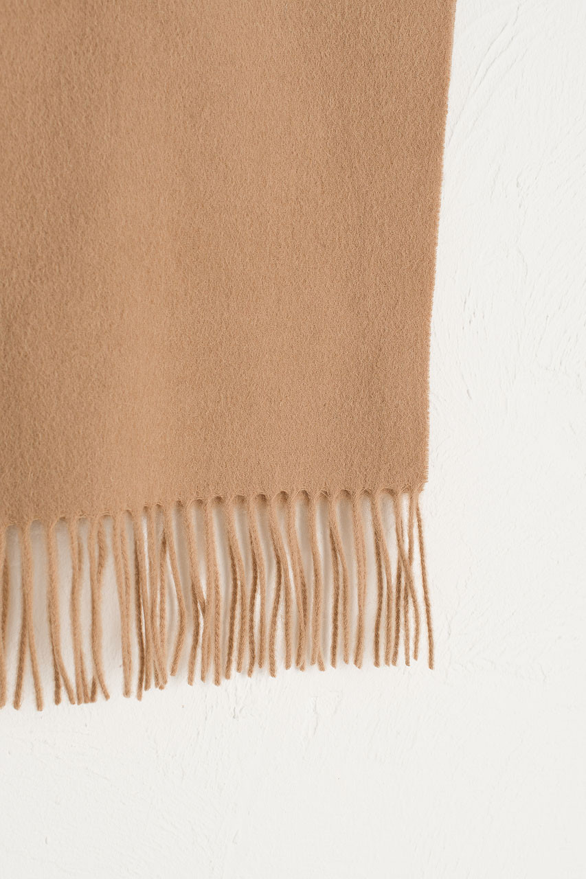 A/W 19 Mini Wool Scarf, Beige