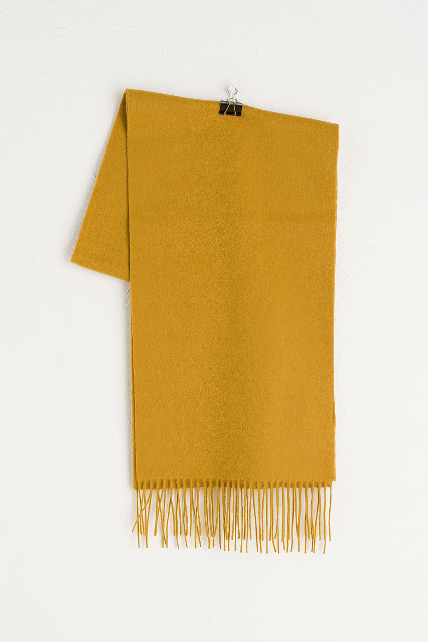 A/W 19 Mini Wool Scarf, Mustard