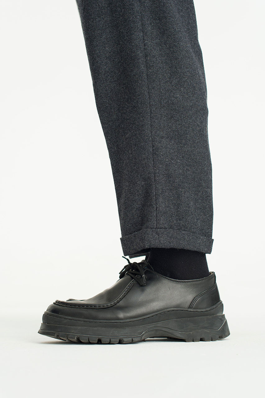 Menswear | Volk Wool Trousers, Charcoal