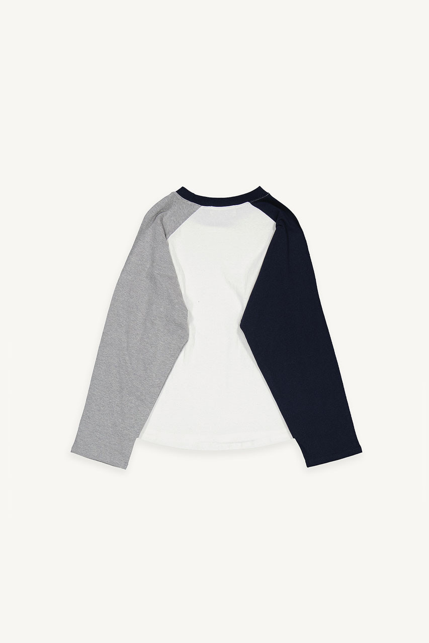 Colour Mix Raglan Tee, Ivory