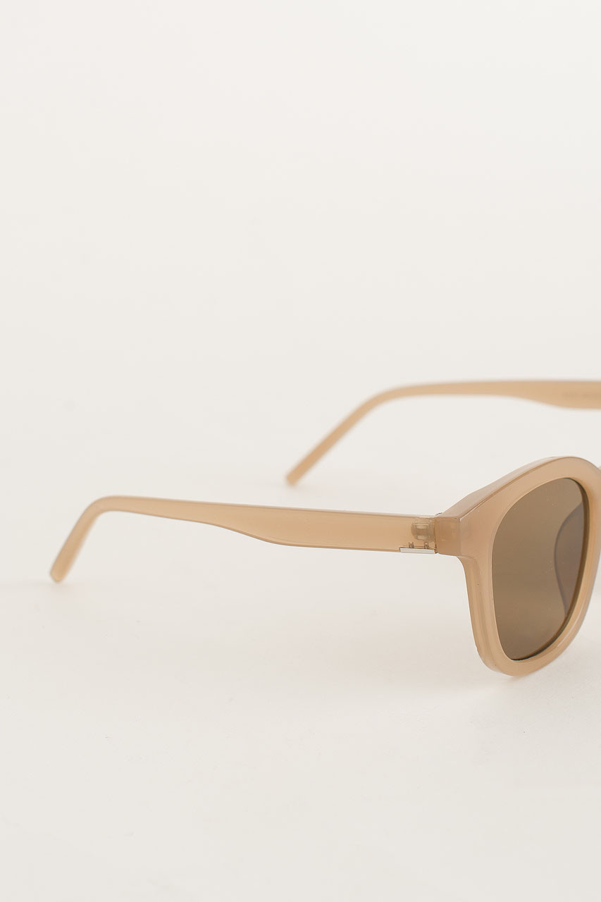 Castro Sunglasses, Transparent Beige