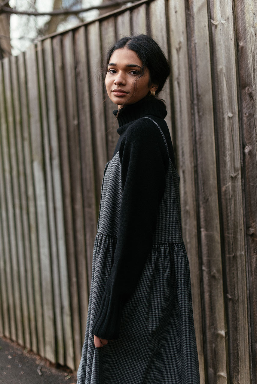 Simple Roll Neck Jumper, Black